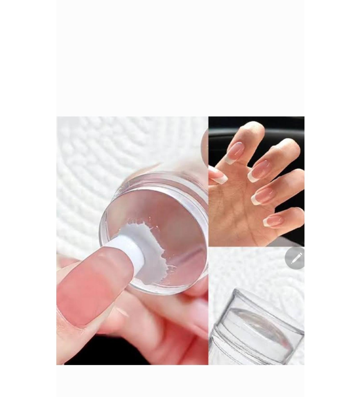 My Shopping Mall Nail Polish Application Shaping Nail Decoration Smooth Surface French Nail Polish Application Stamper Nail Care Apparatus