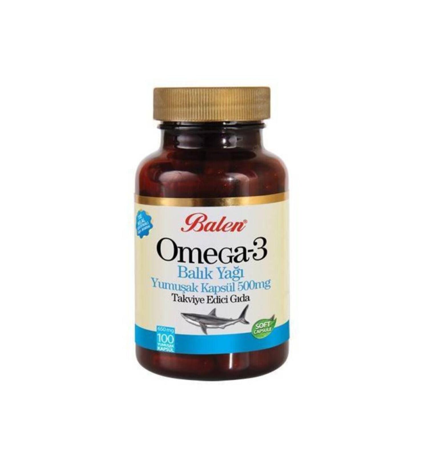 Balen Omega 3 Omega3 Omega-3 Fish Oil Fish Oil 100capsules X650m