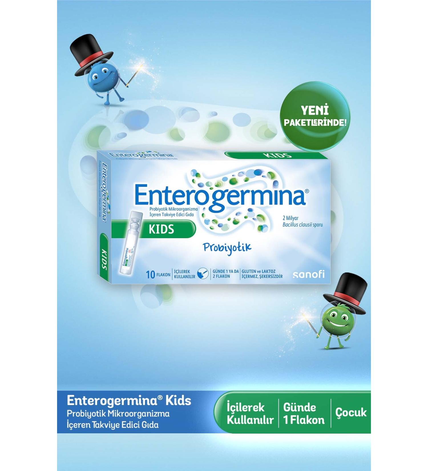 Enterogermina Kids 5 ml 10 Vials - Buy Online on GoSupps.com