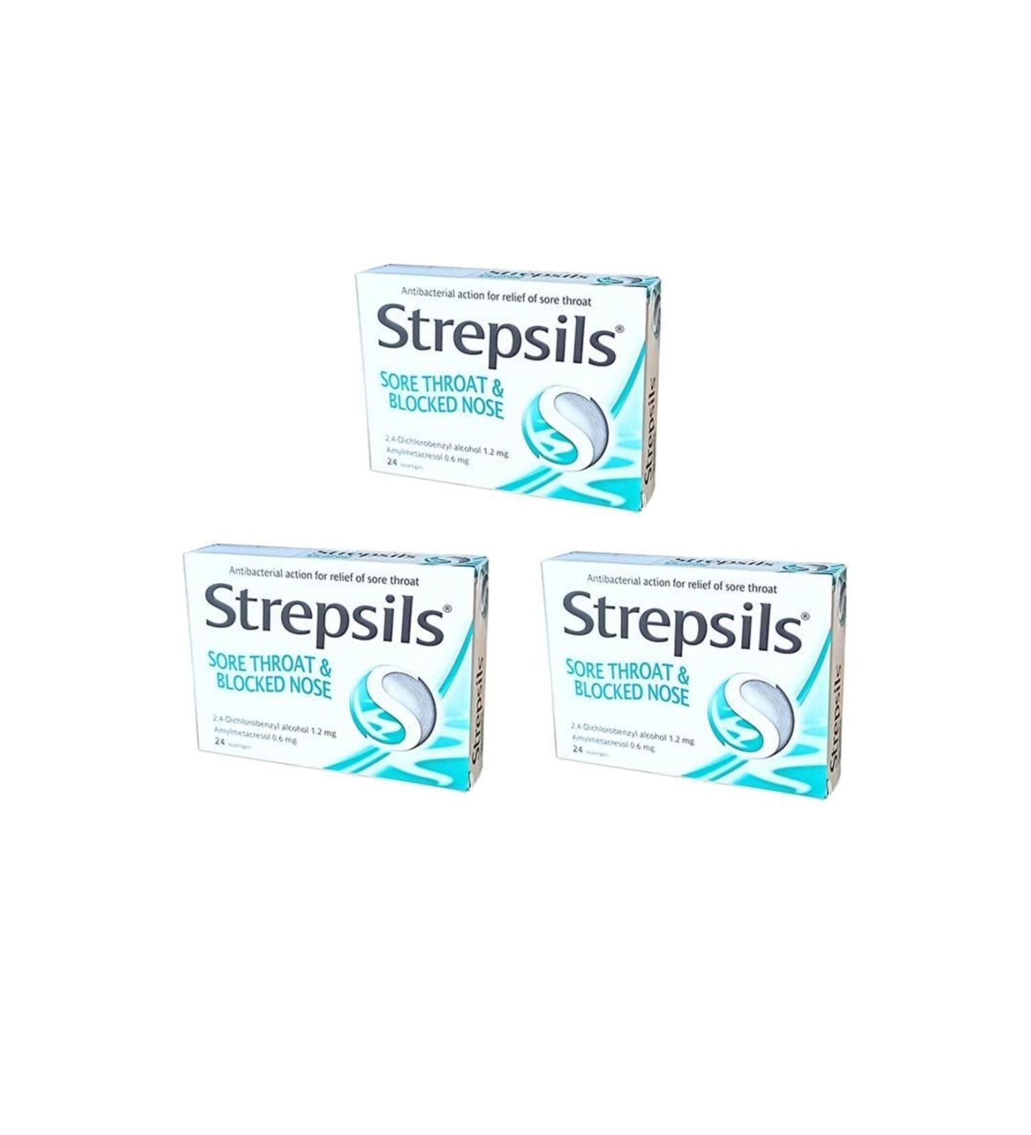 Strepsils Strepsils Menthol 24 Pastilles 3 Pieces