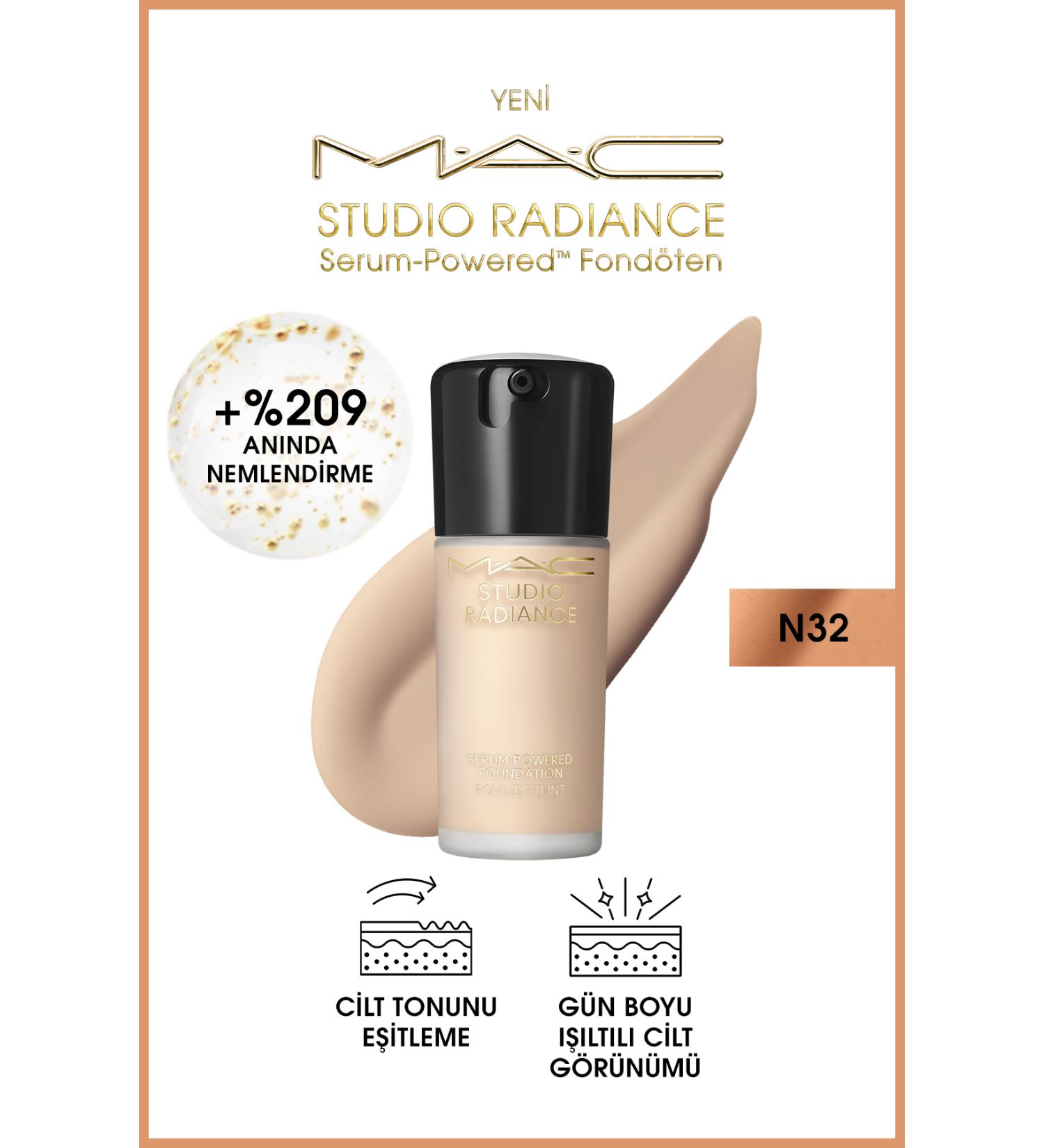Mac Foundation-N32 - Studio Radiance Serum-Powered 30 ml