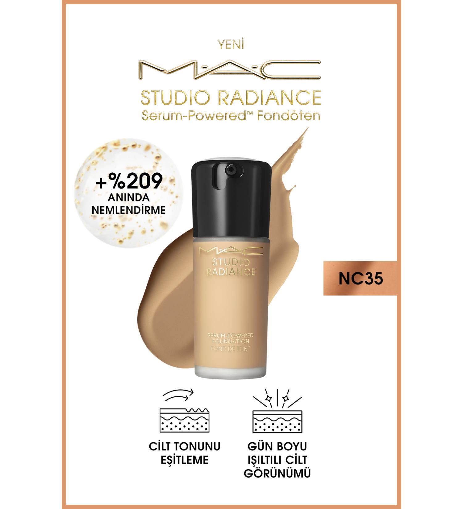 Mac Foundation-NC35 - Studio Radiance Serum-Powered 30 ml