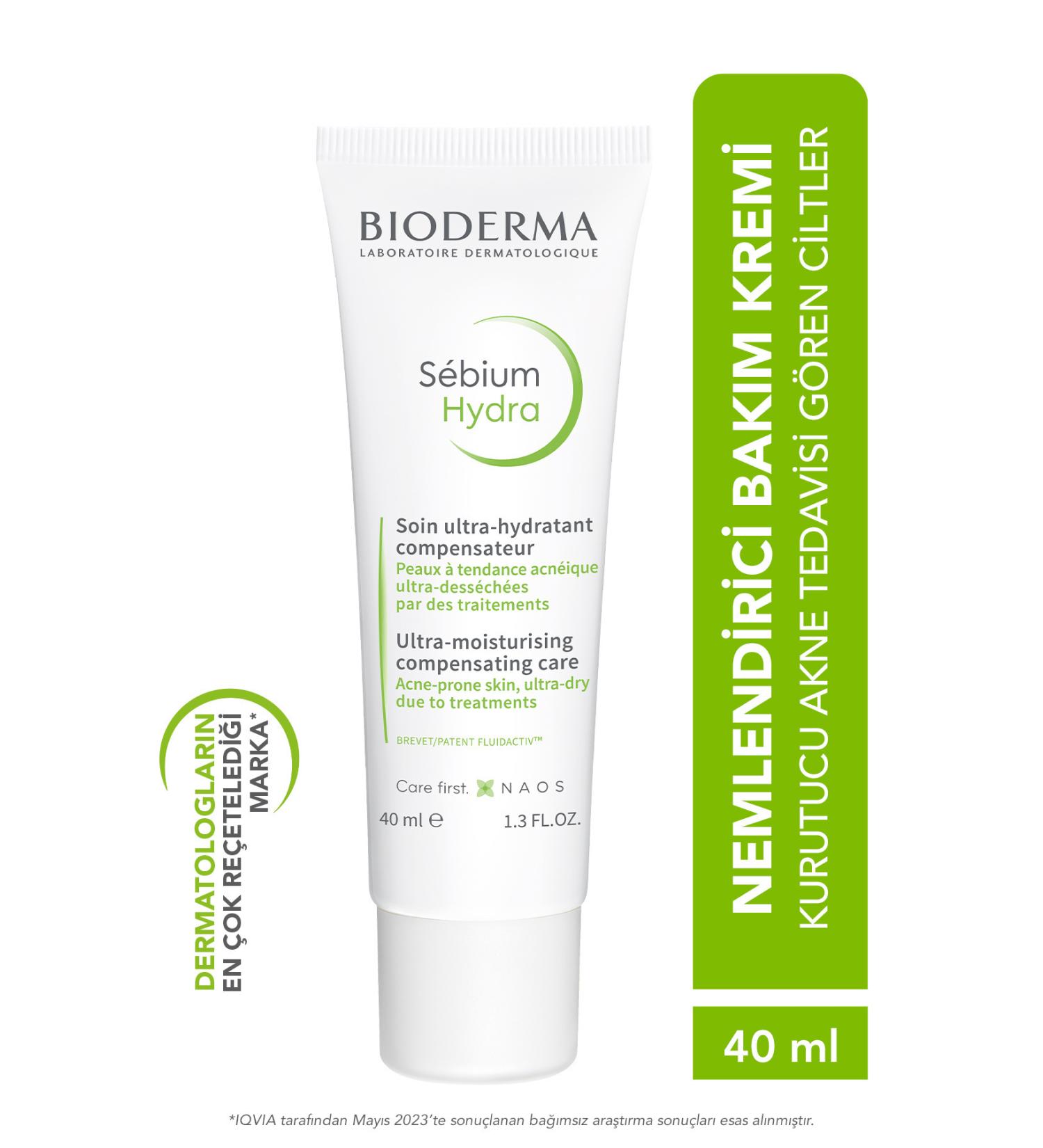 Bioderma SEBIUM HYDRA INTENSIVE CERAMIDE CONTAINING DRYING ACNE TREATMENT SOOTHING CARE CREAM 40 ML GKURN762 - Buy Online on GoSupps.com