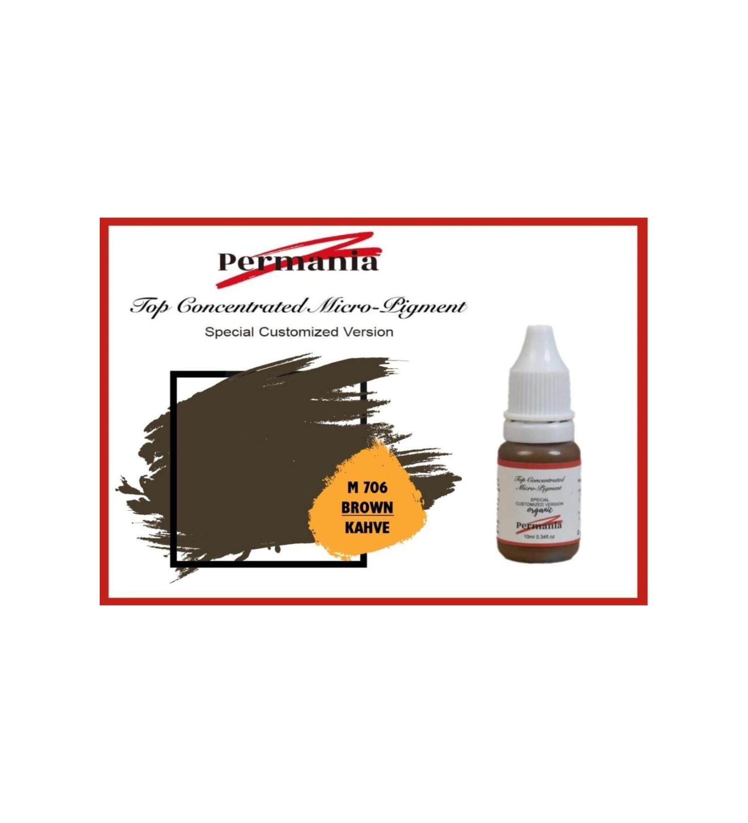Fontenay Permania Permanent Makeup Dye Eyebrow Dye Medium Brown 10ml