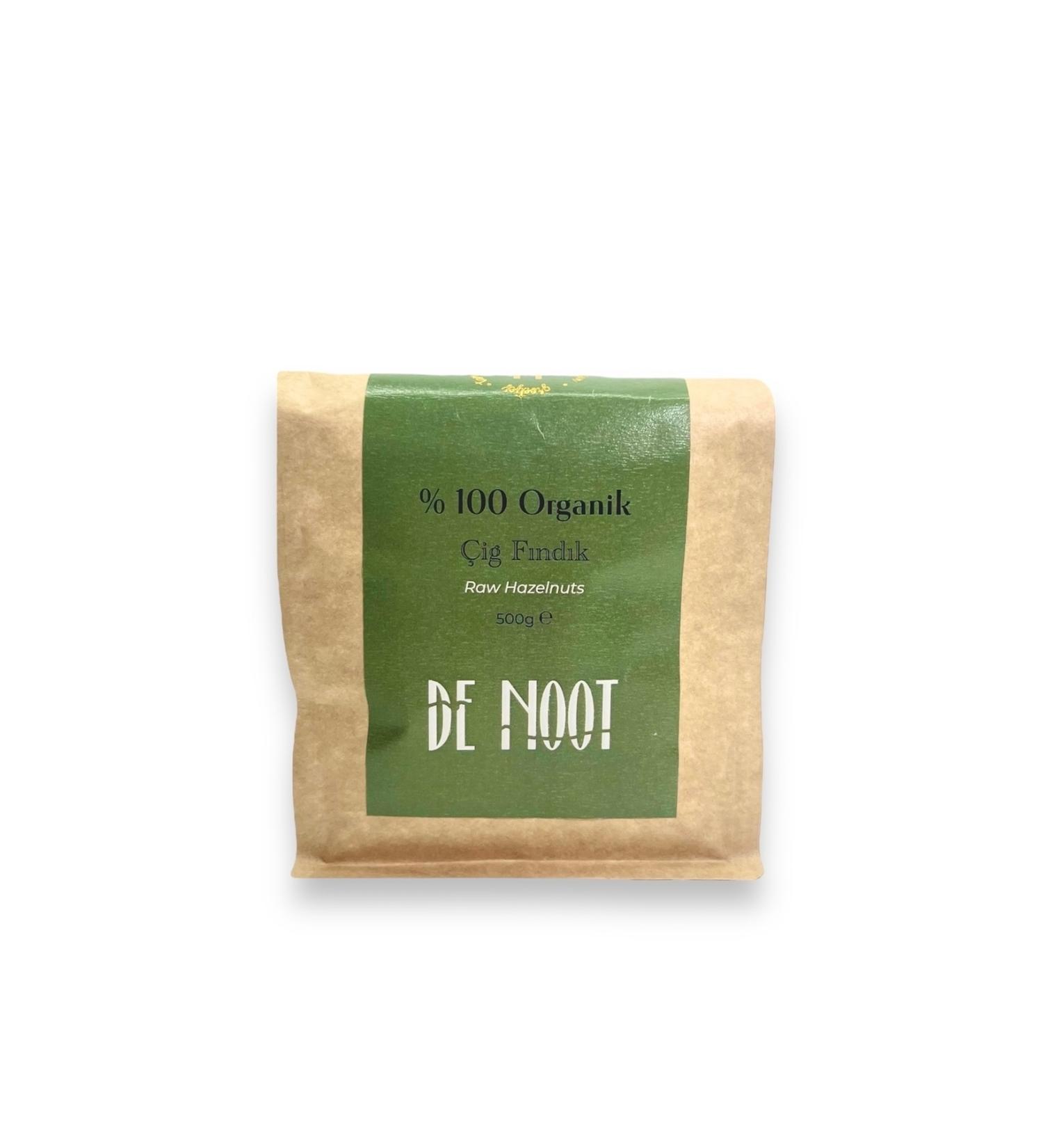 De Noot Giresun Organic Raw Hazelnuts 500 gr - New Crop