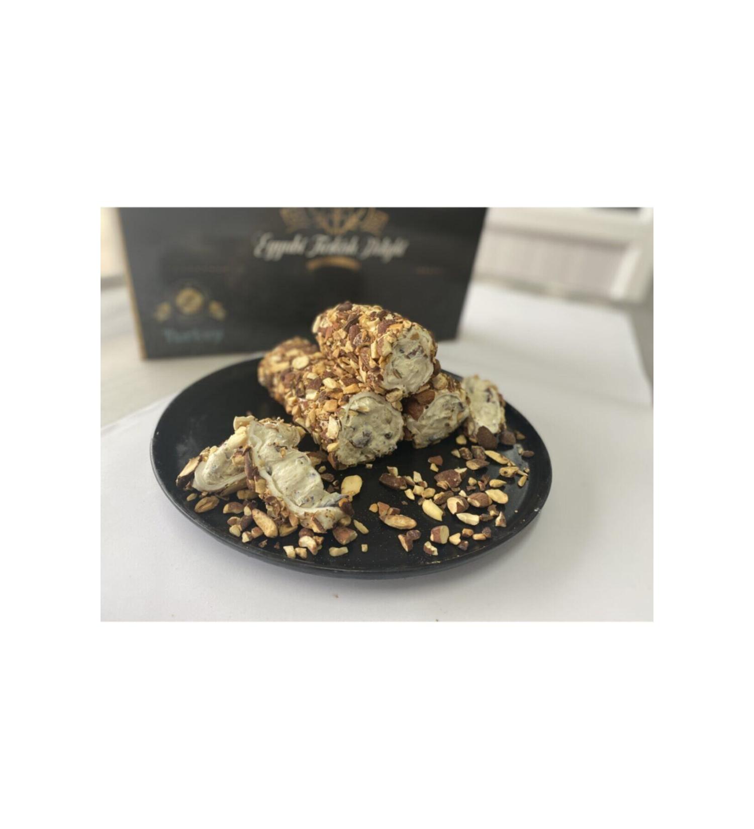 Eyyubi Turkish Delight Lux Sultan Turkish Delight with Cracked Almonds 1 Kg