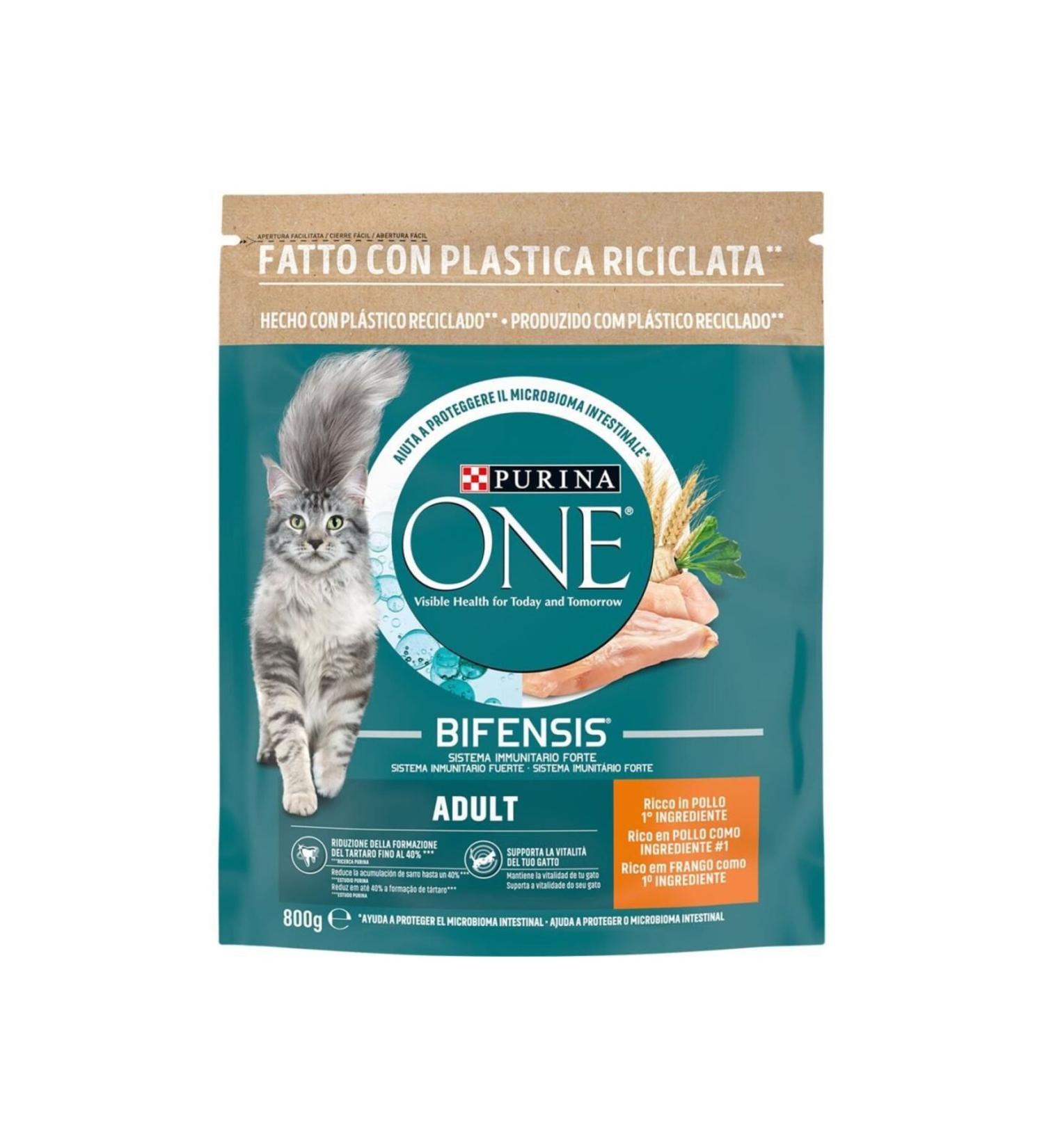 Purina One Adult Cat Food with Chicken 800 Gr