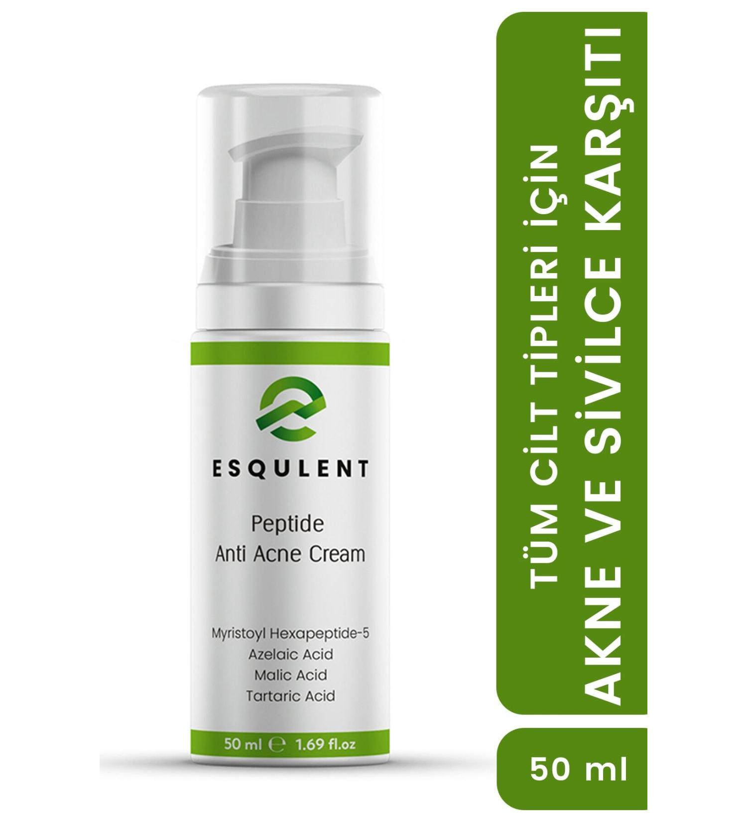 Esqulent Peptide Anti-Acne and Pimple Face Cream 50 ml - Buy Online on GoSupps.com