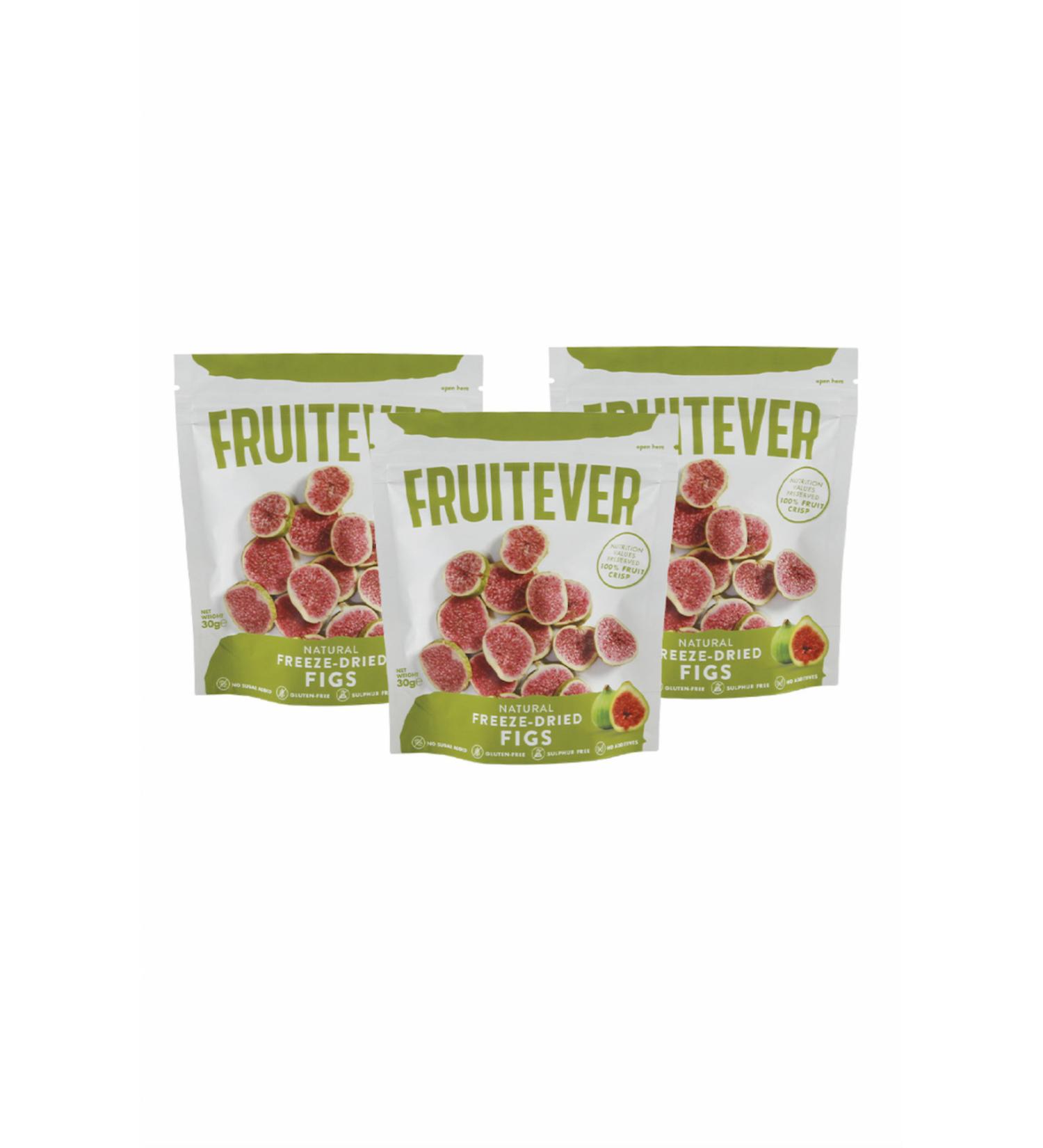 FRUITEVER Freeze Dried Figs Freeze Dried 30g - Pack of 3