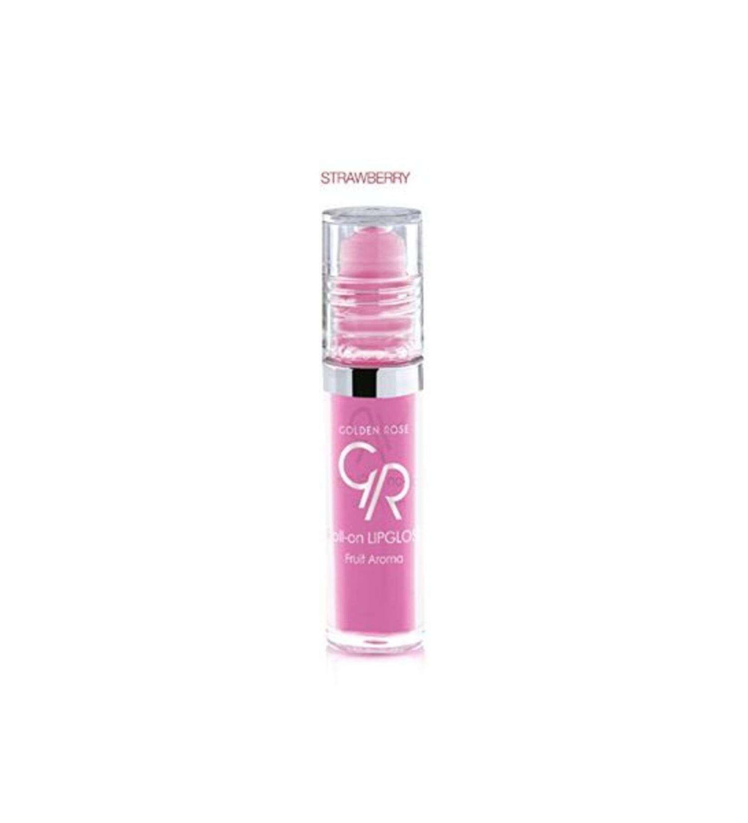 Golden Rose Fruit Roll On Lipgloss Strawberry