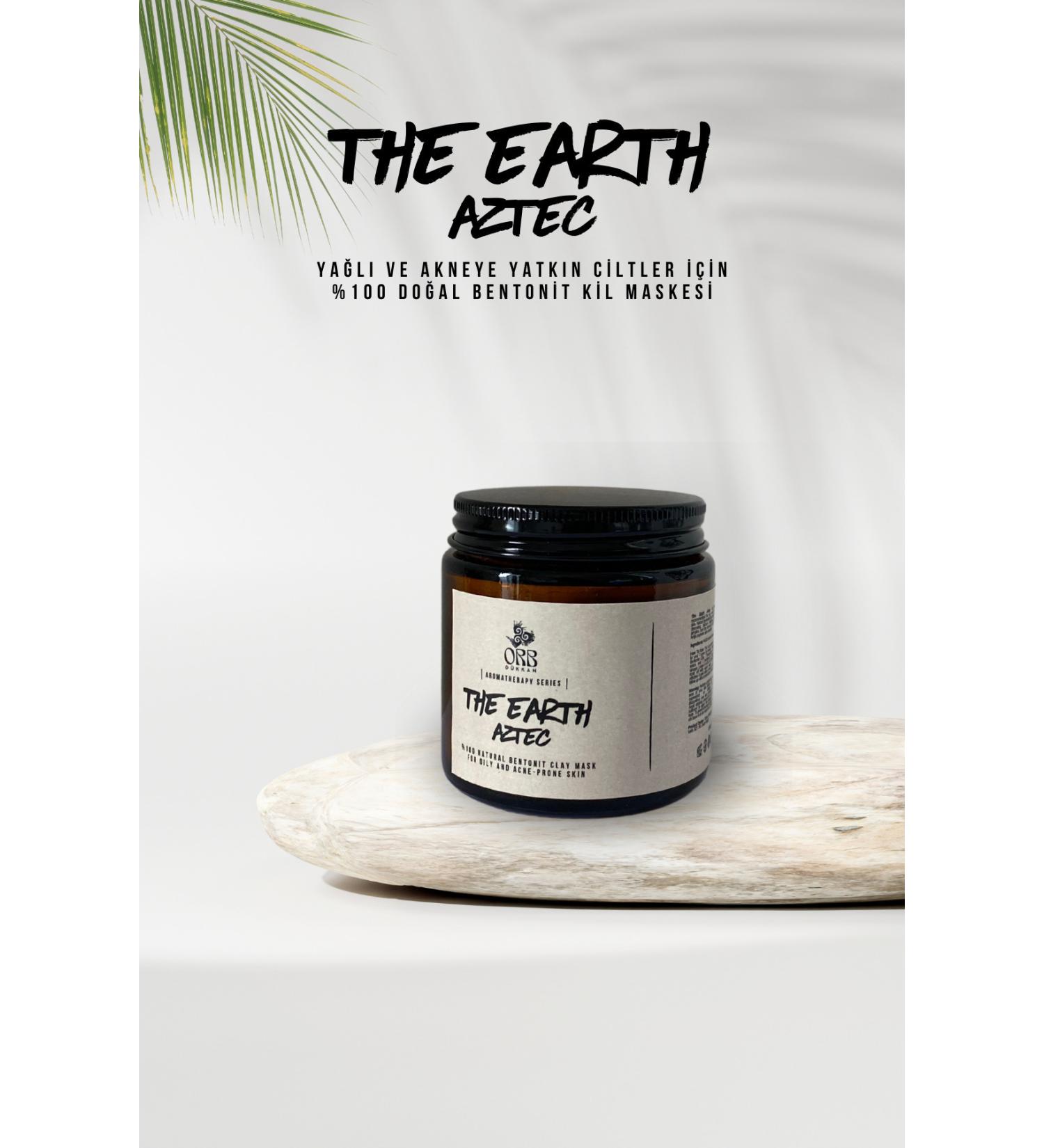 Orb Shop The Earth Aztec Bentonite Clay Mask 0 Pure Natural Blackhead And Acne Removal - Buy Online on GoSupps.com