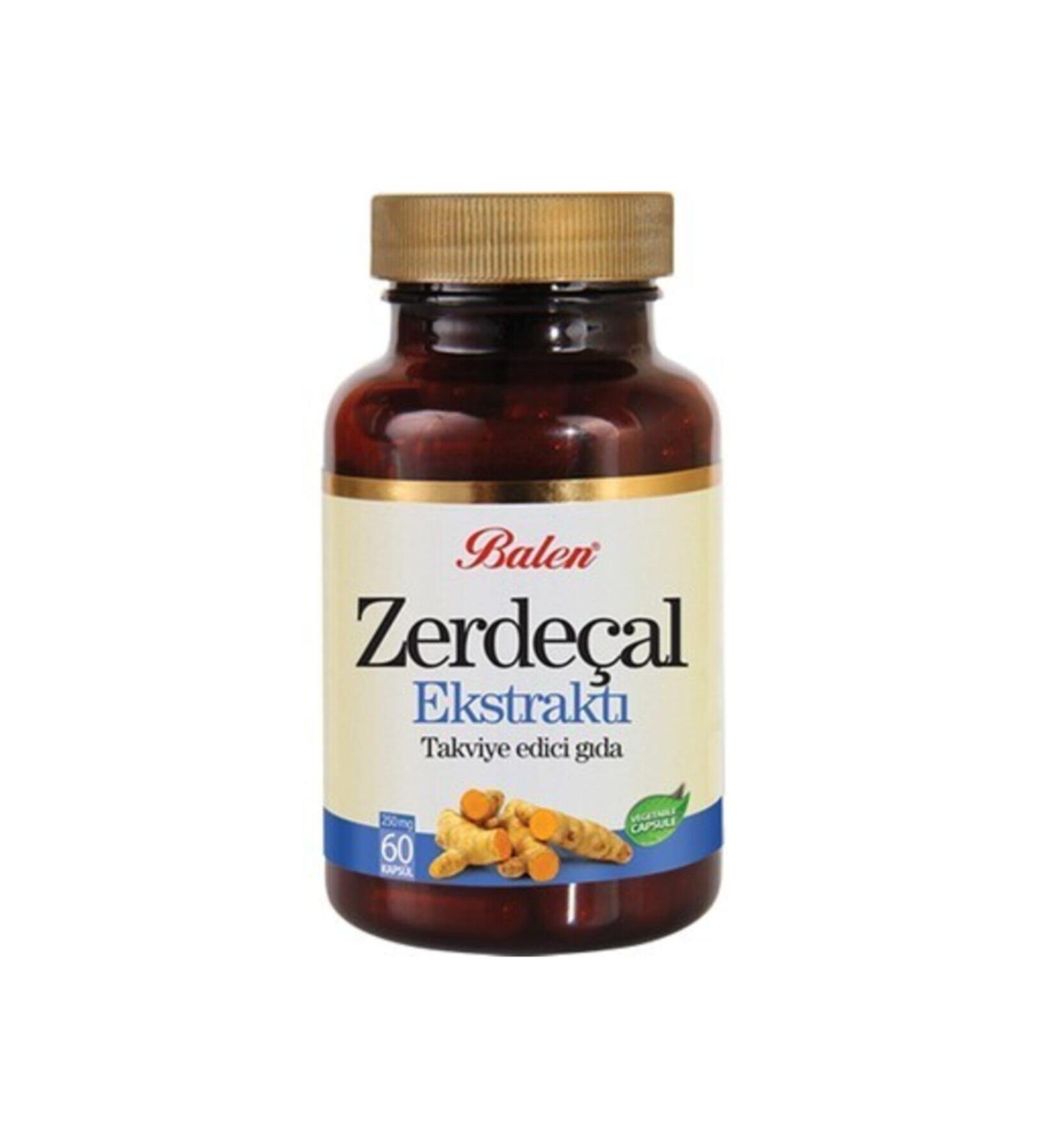 Balen Turmeric Extract 325 Mg X 60 Herbal Capsules Turmeric