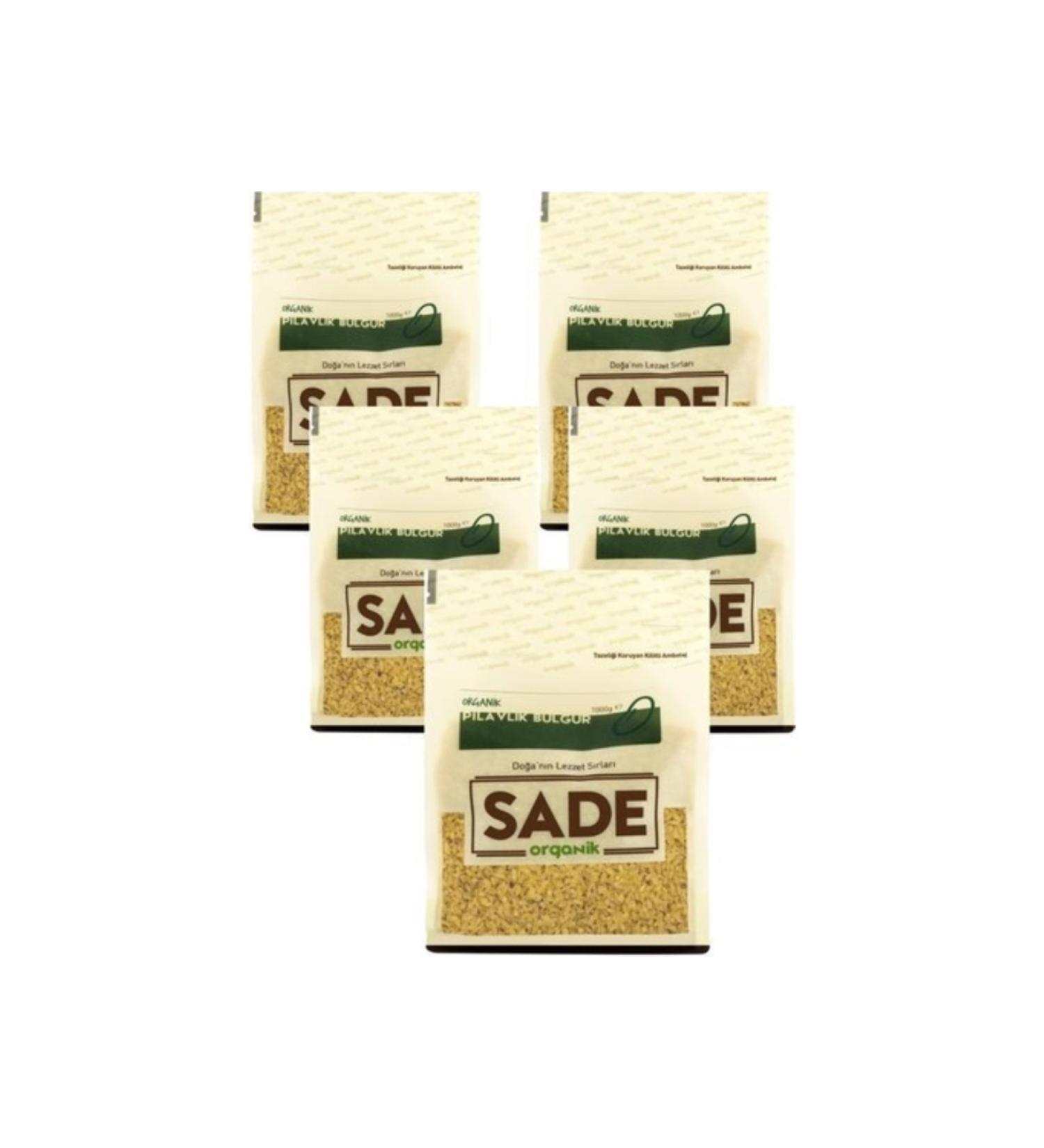 Plain Organic PLAIN ORGANIC BULGUR FOR RICE 1000 GR 5 PIECE PACK