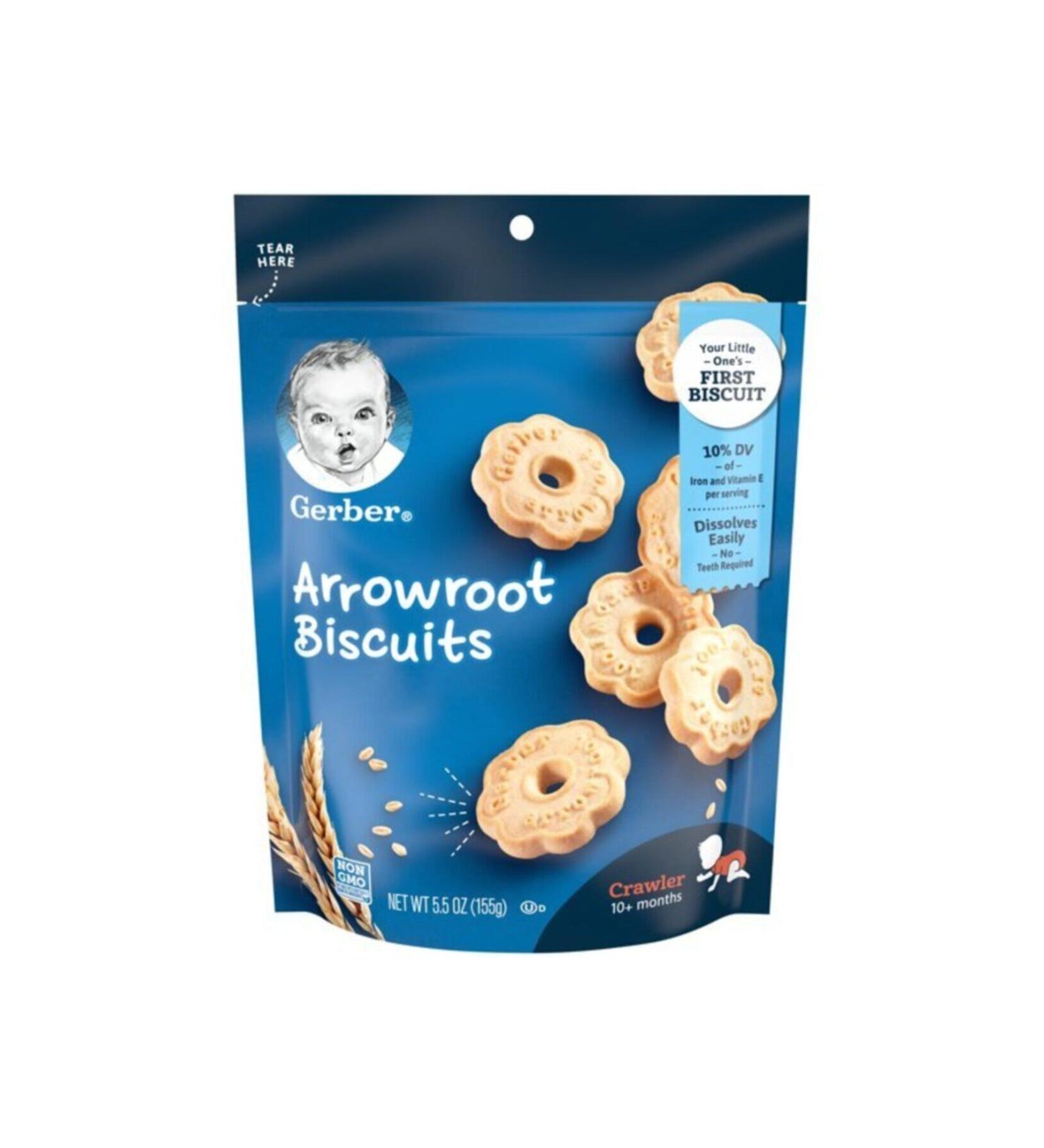 Gerber Arrowroat Biscuits 155 Gr.