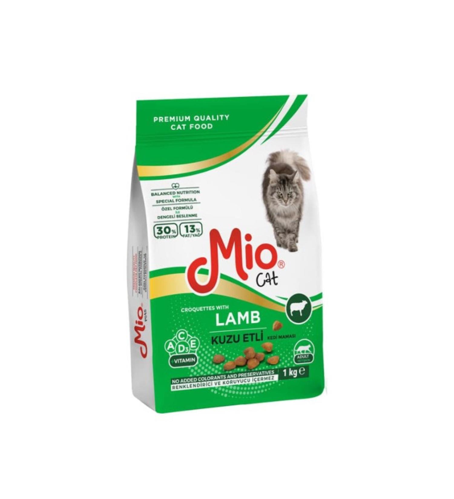 Mio Mio Lamb Adult Cat Food 1 Kg