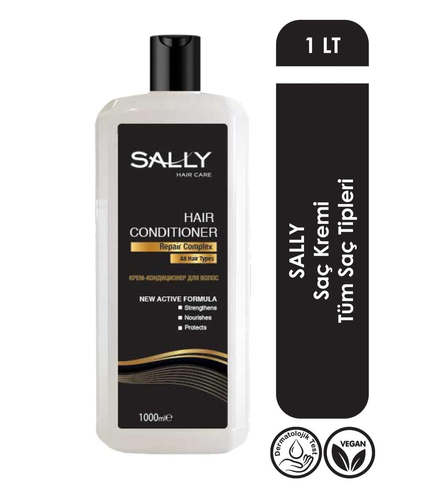 Sally Keratin Volume and Hair Straightening Conditioner 1 Lt