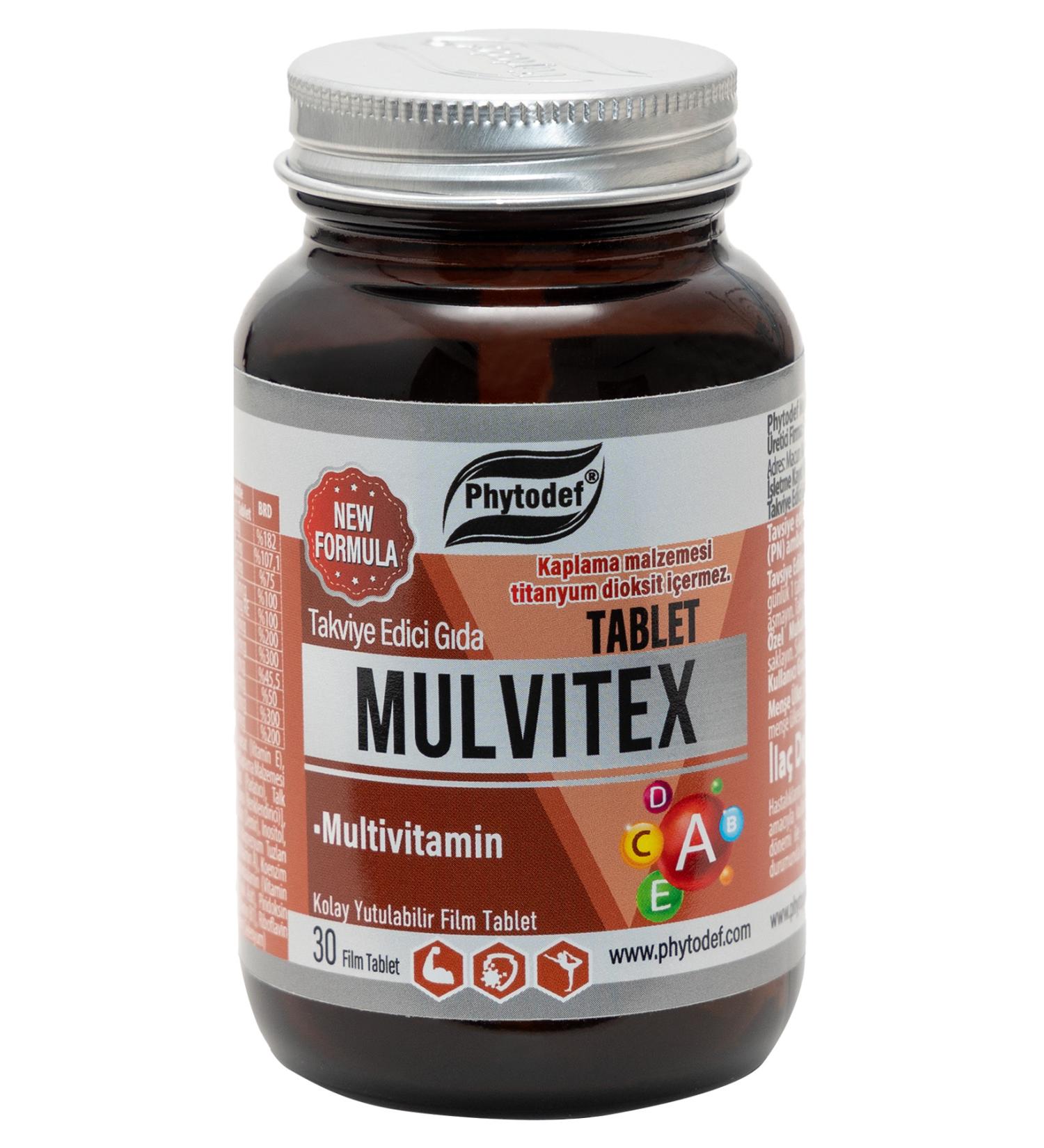 Phytodef Mulvitex Multivitamin - 30 Tablets - Buy Online on GoSupps.com
