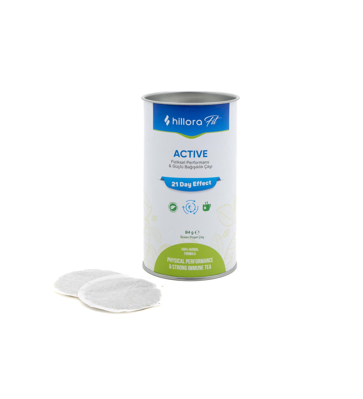 Hillora Fit Active - 0 Herbal Formula Physical & Strong Immunity Tea