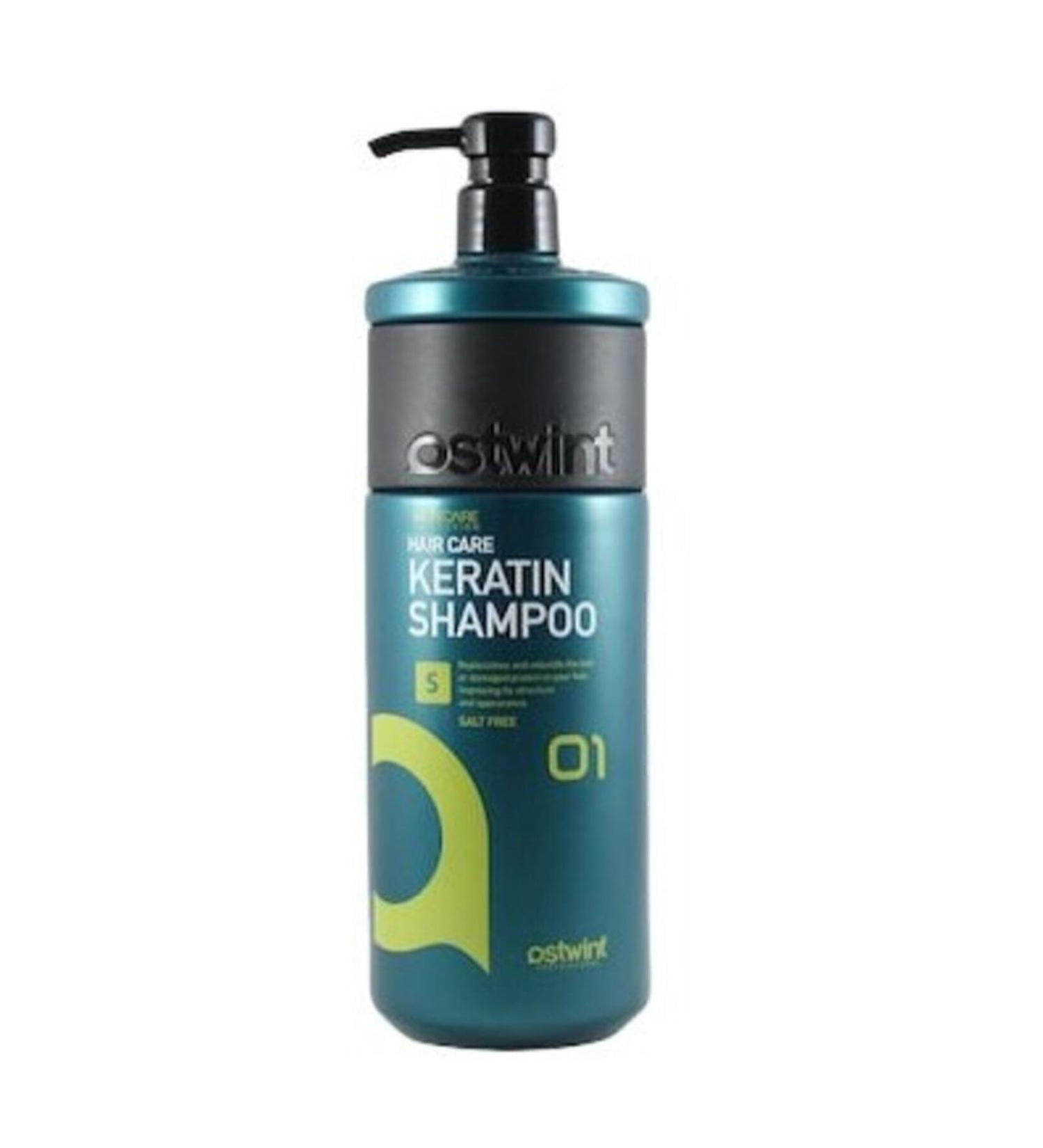 Ostwint Keratin Care Salt-Free Sulfate-Free Keratin Hair Care Shampoo 1000 Ml