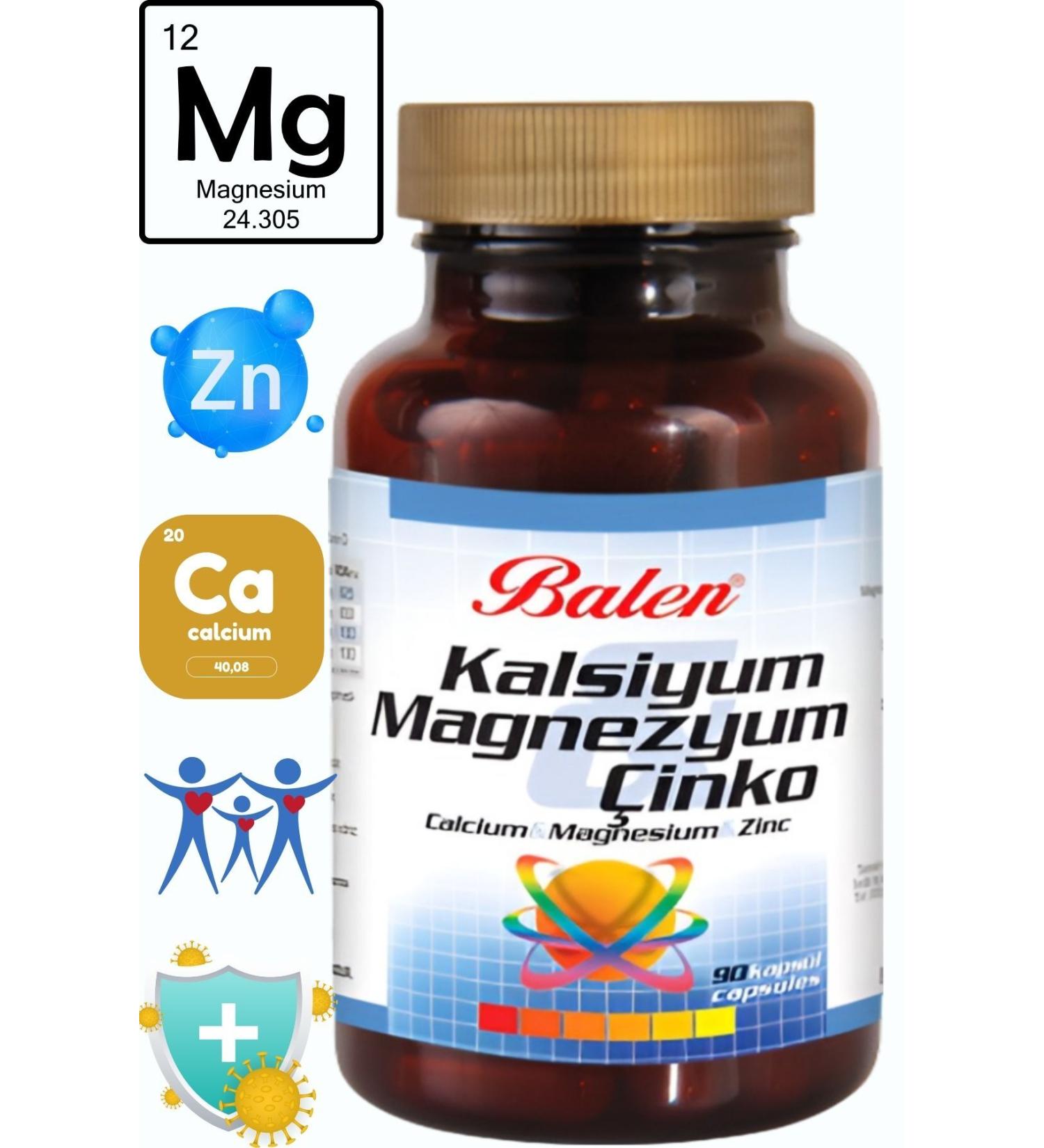 Balen Calcium & Magnesium & Zinc Capsule