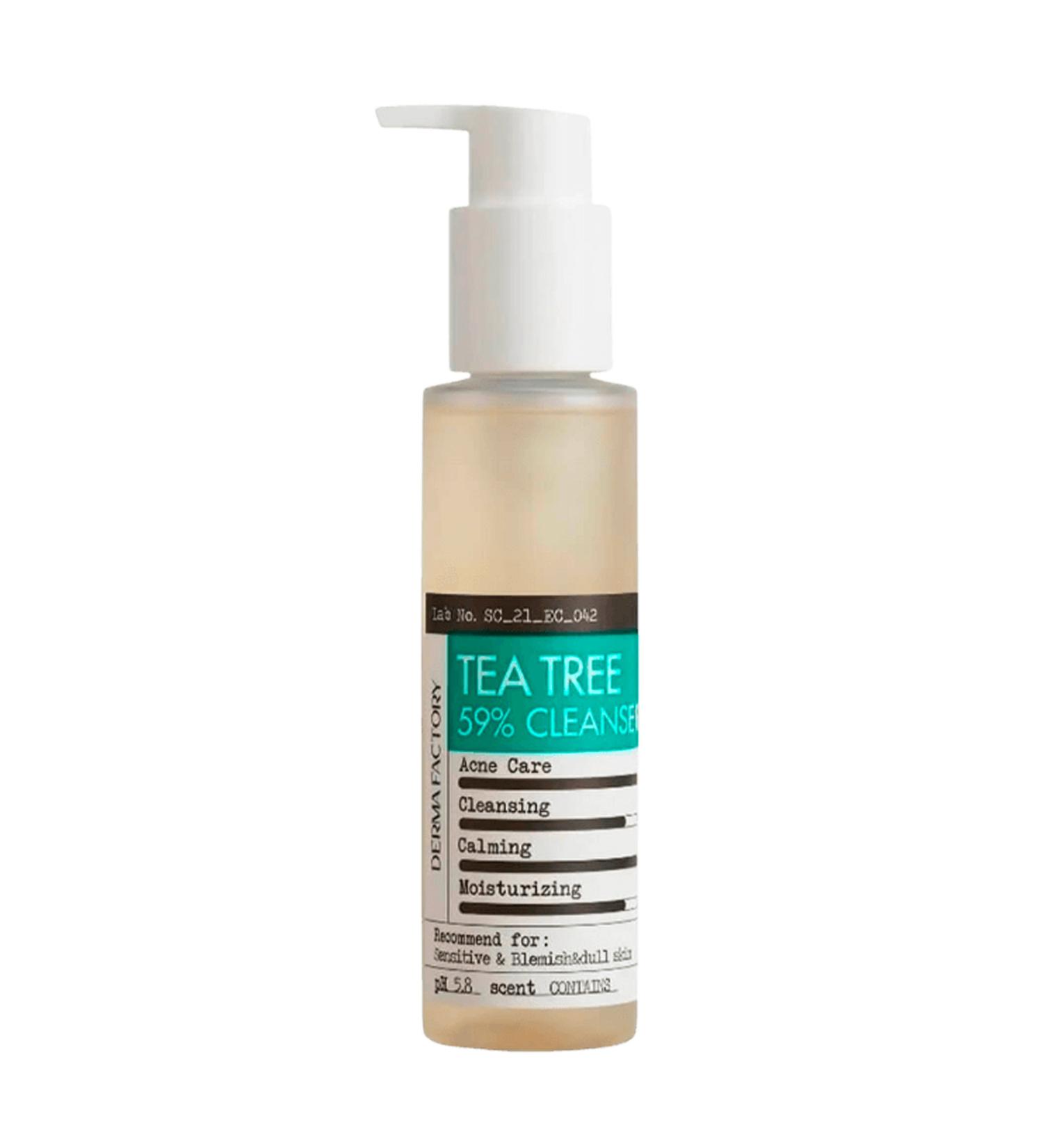 DERMA FACTORY Y Cleanser 150ml Special Cleansing Gel for Acne Skin Containing Tea Tree - Buy Online on GoSupps.com