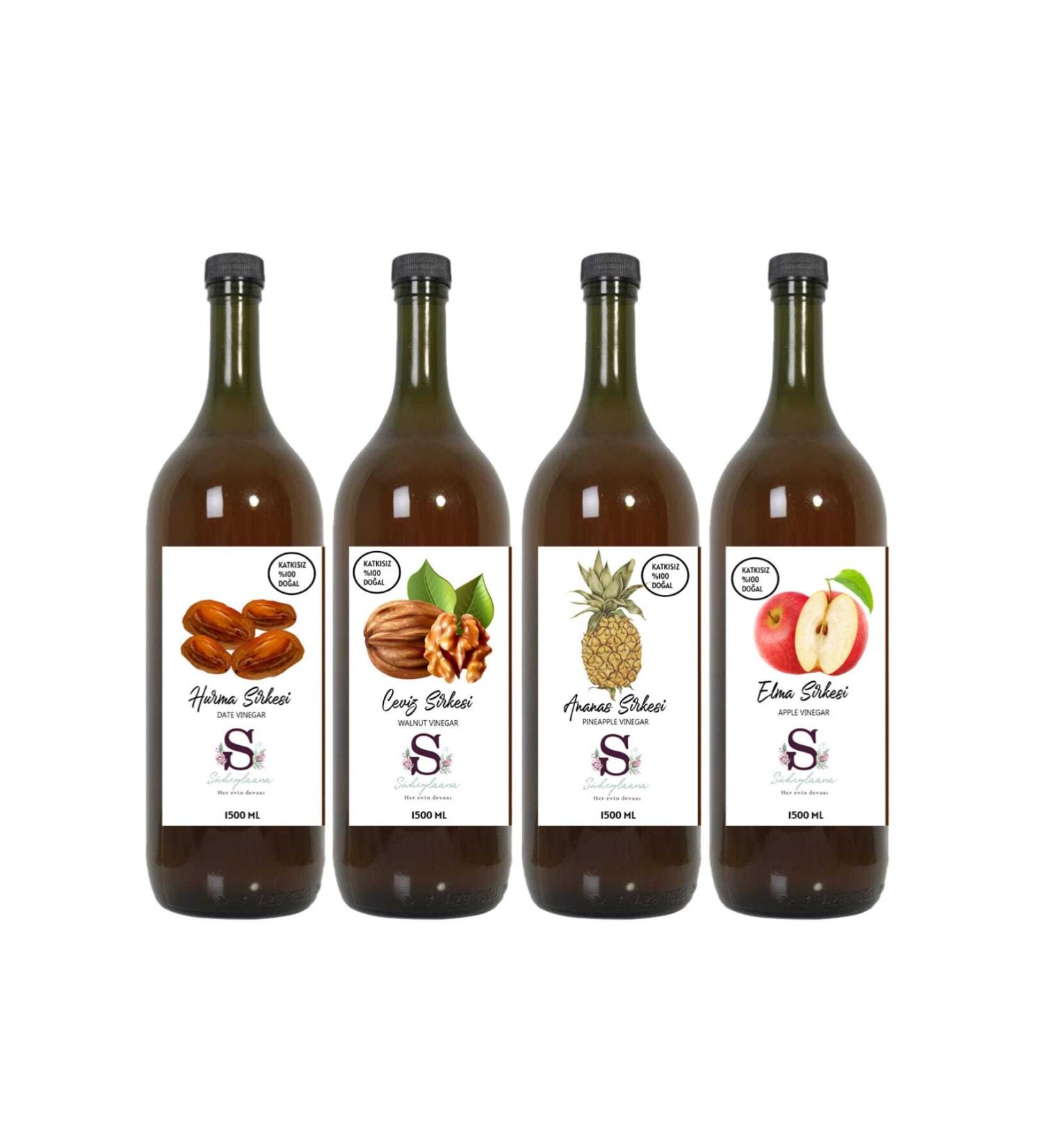 Suheylaana Natural Date Walnut Pineapple and Apple Vinegar 1500 Ml