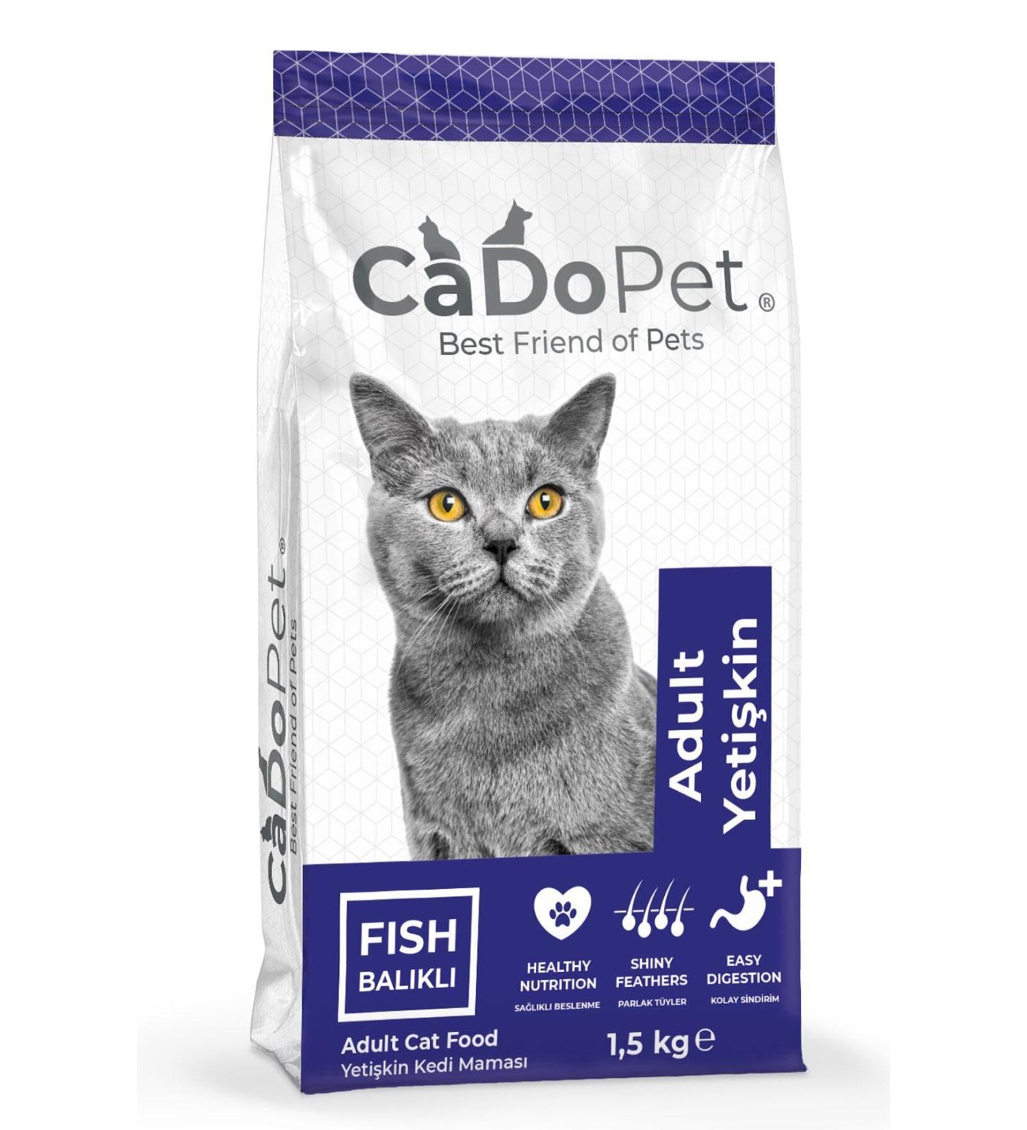 CaDoPet Cat Food Fish 1.5 Kg Premium - Protein:0 Fat: