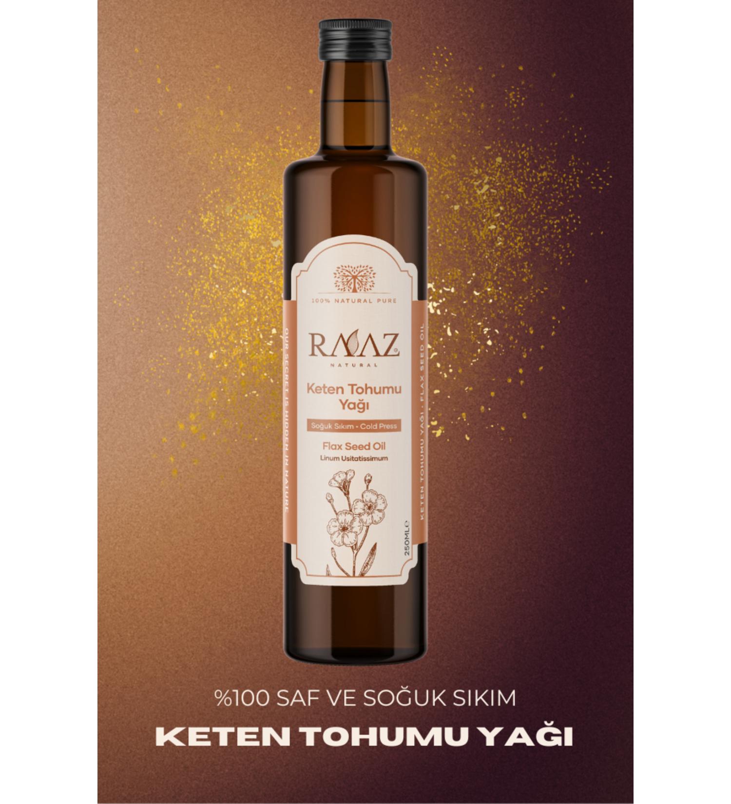 RAAZ Flaxseed Oil 250 ml Cold Pressed Flaxseed Oil - Buy Online on GoSupps.com