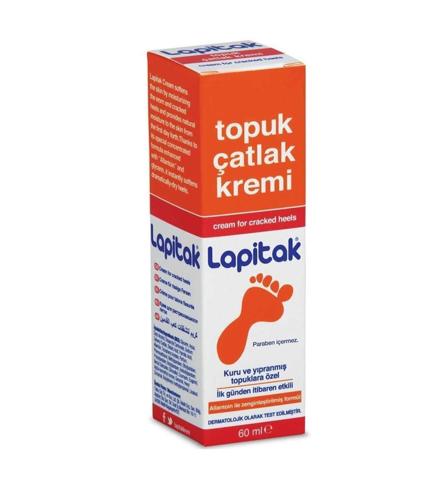 Lapitak Heel Crack Cream For Dry And Worn Heels 60 ml