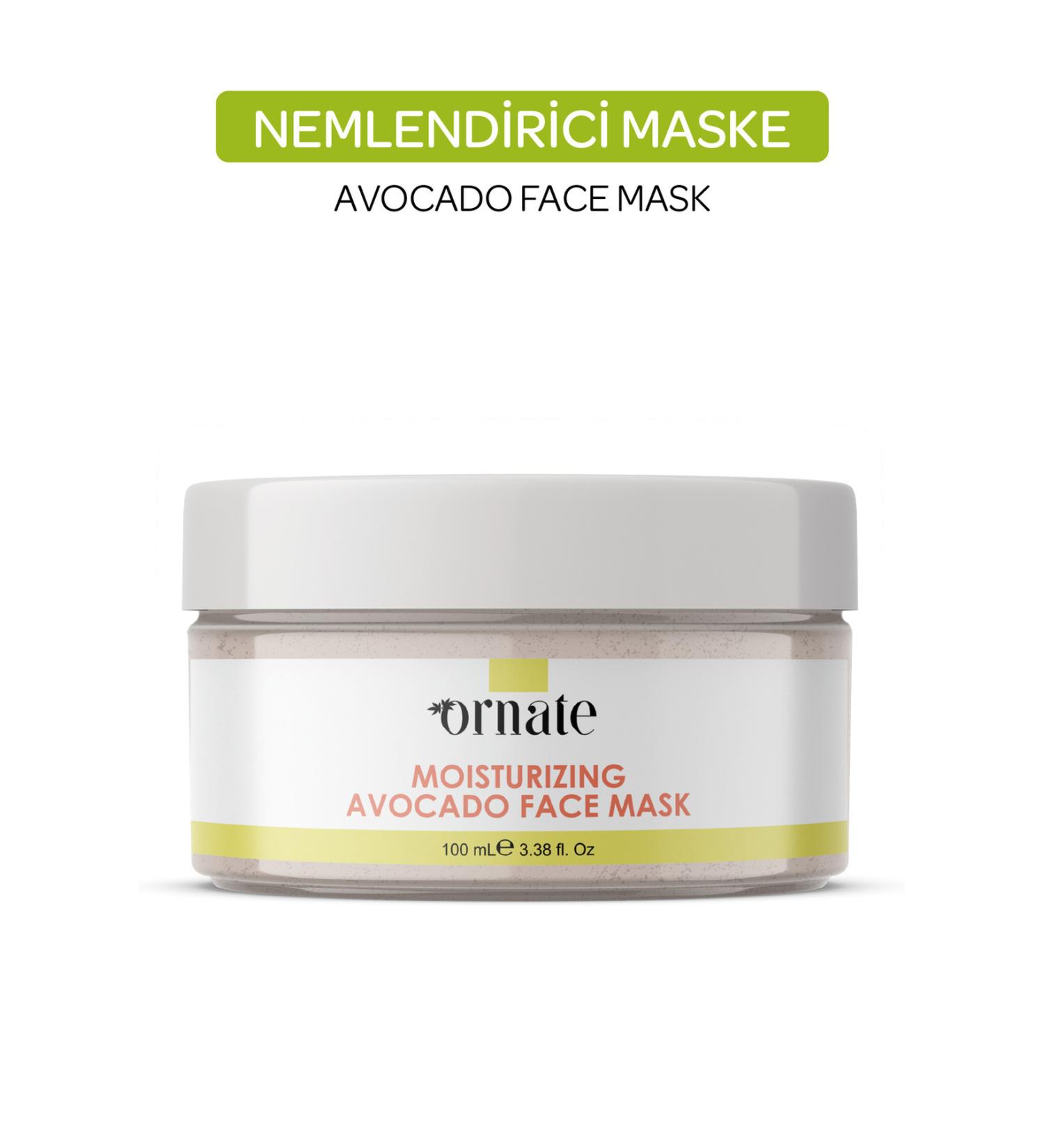 ORNATE Blackhead Acne Pore Purifying Avocado Face White Clay Mask 100ml - Buy Online on GoSupps.com