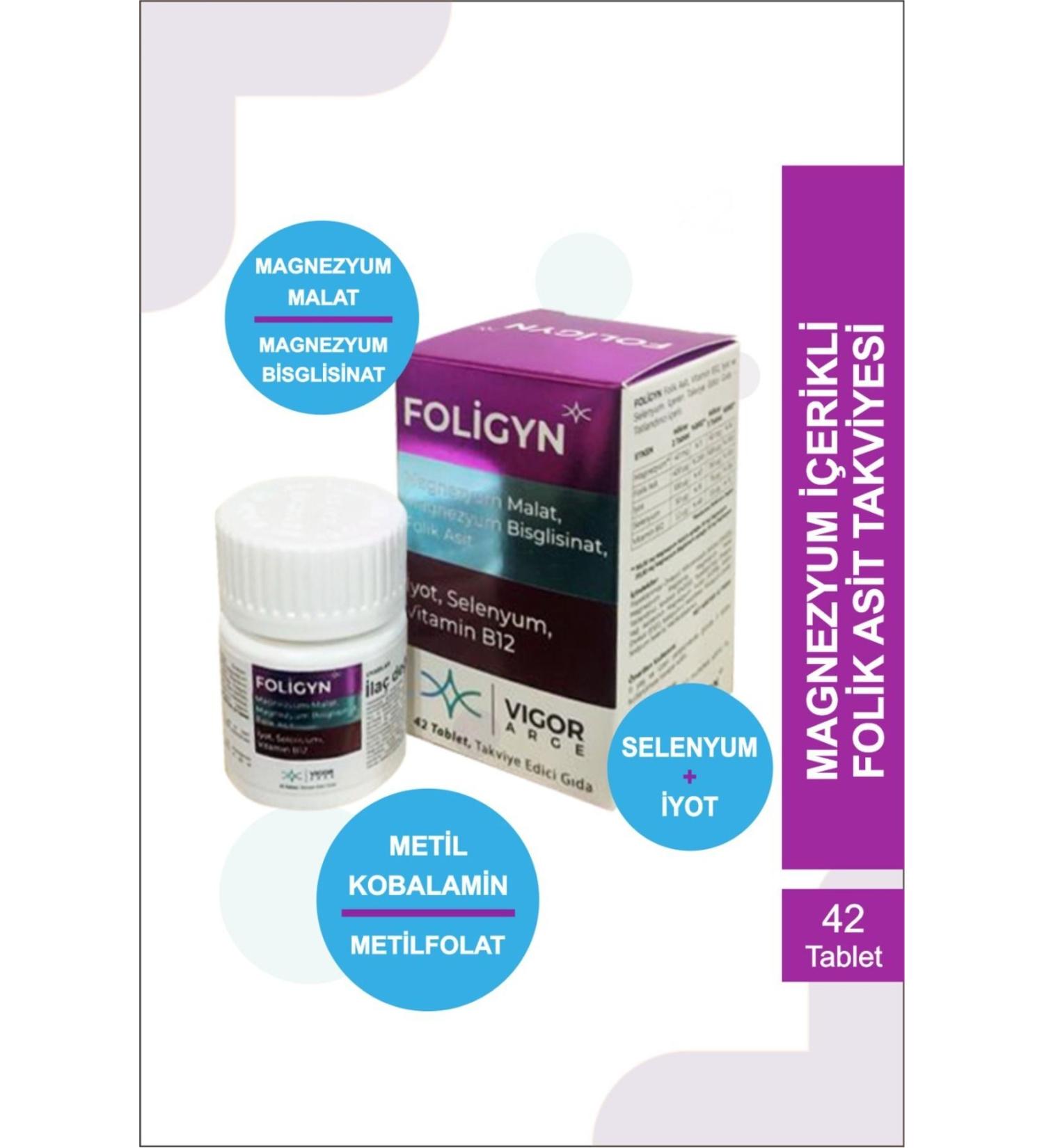 vigor arge Foligyn Folic Acid Supplement Tablet