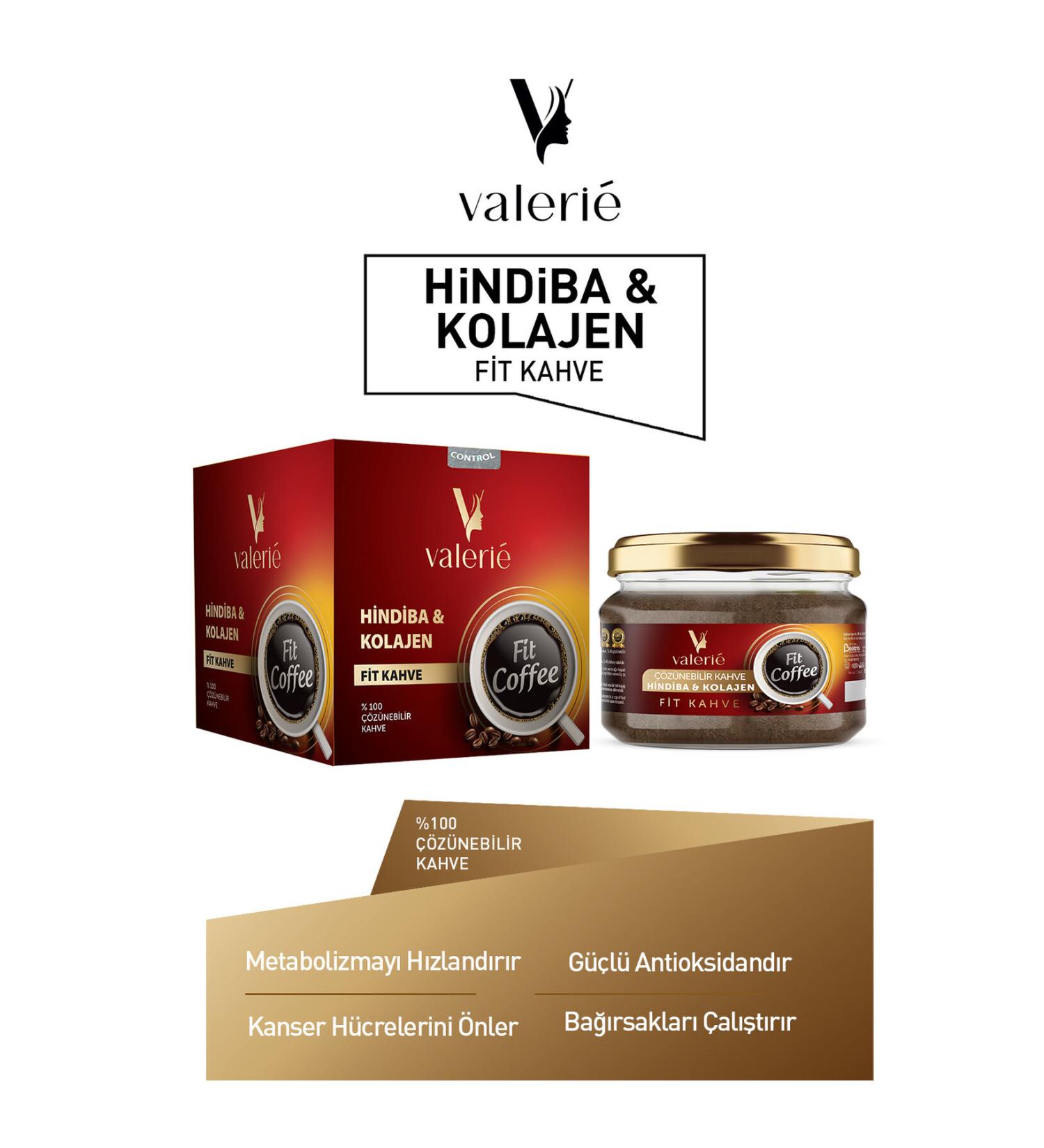 Valerie Type-1 Collagen Chicory Form Coffee Diet 1 Month (32 DAYS) Usage Net 150gr