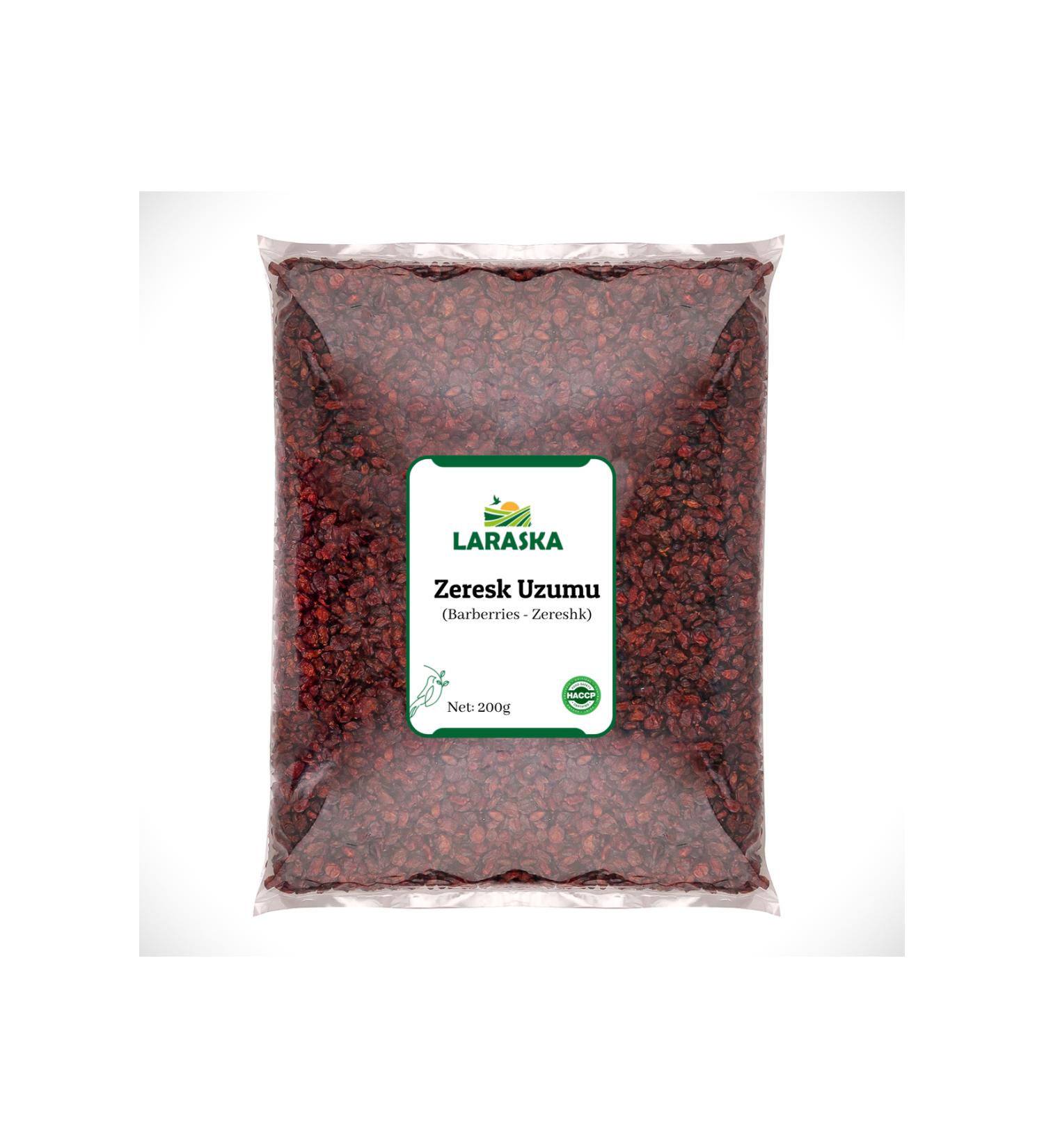 Laraska Dried Zere k (barberries) 200g New Crop 1st Quality Persian Grape Zereshk - Buy Online on GoSupps.com