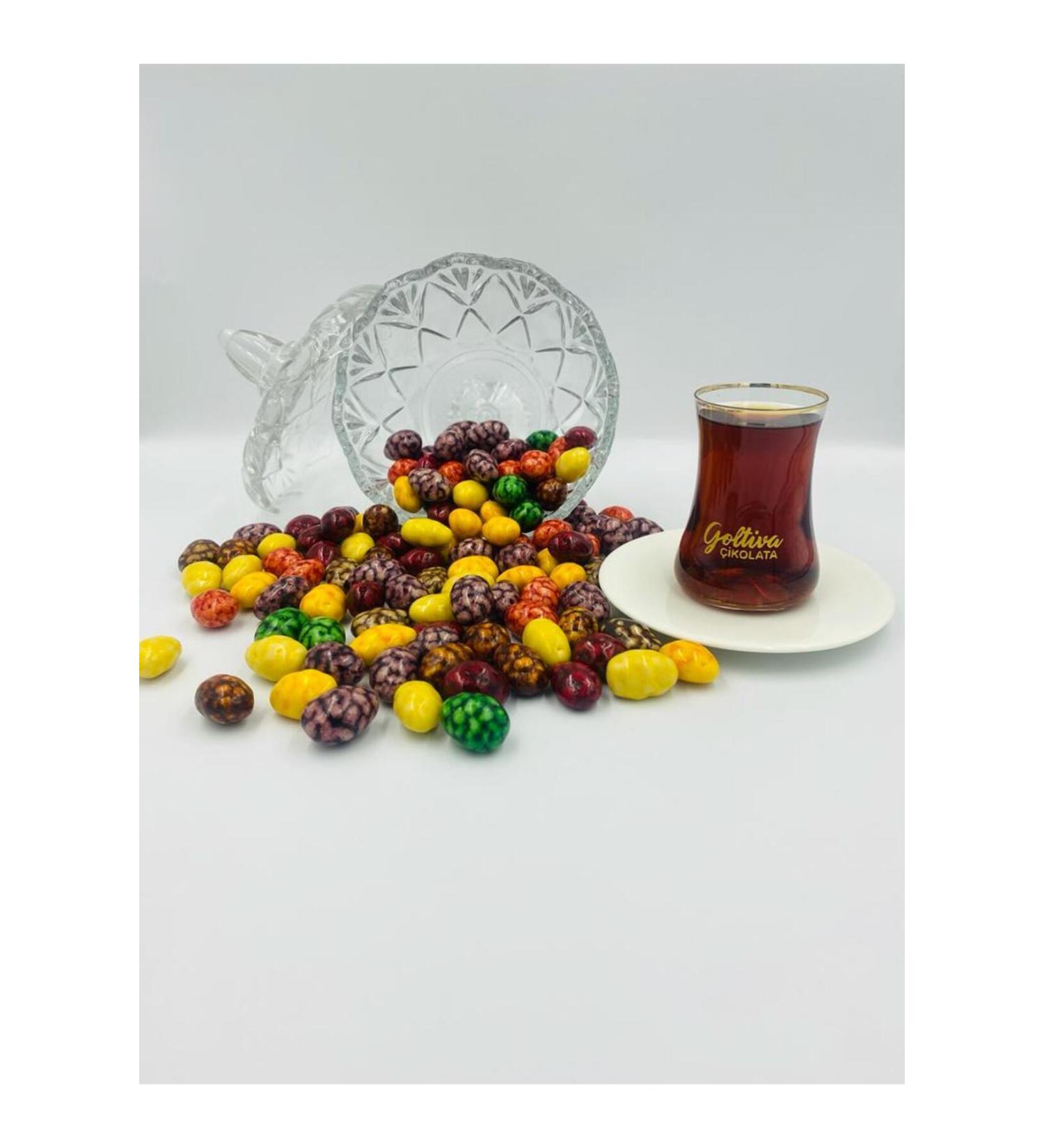 Goltiva Lux Mixed Fruit Almond Dragee/250 grams - Buy Online on GoSupps.com