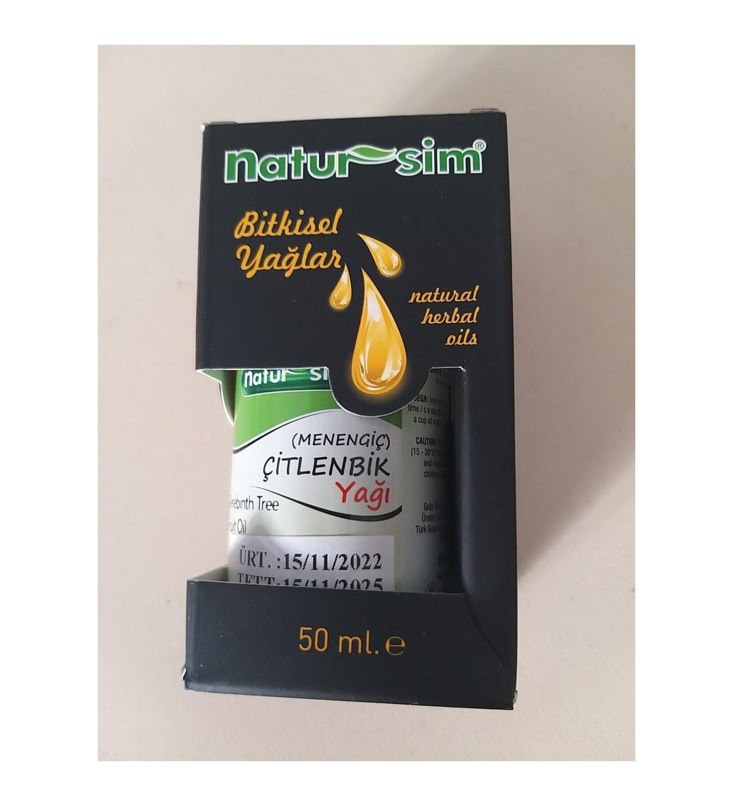 Natursim Bittim Oil Pistachio Oil Citlenbik Oil 50 Ml
