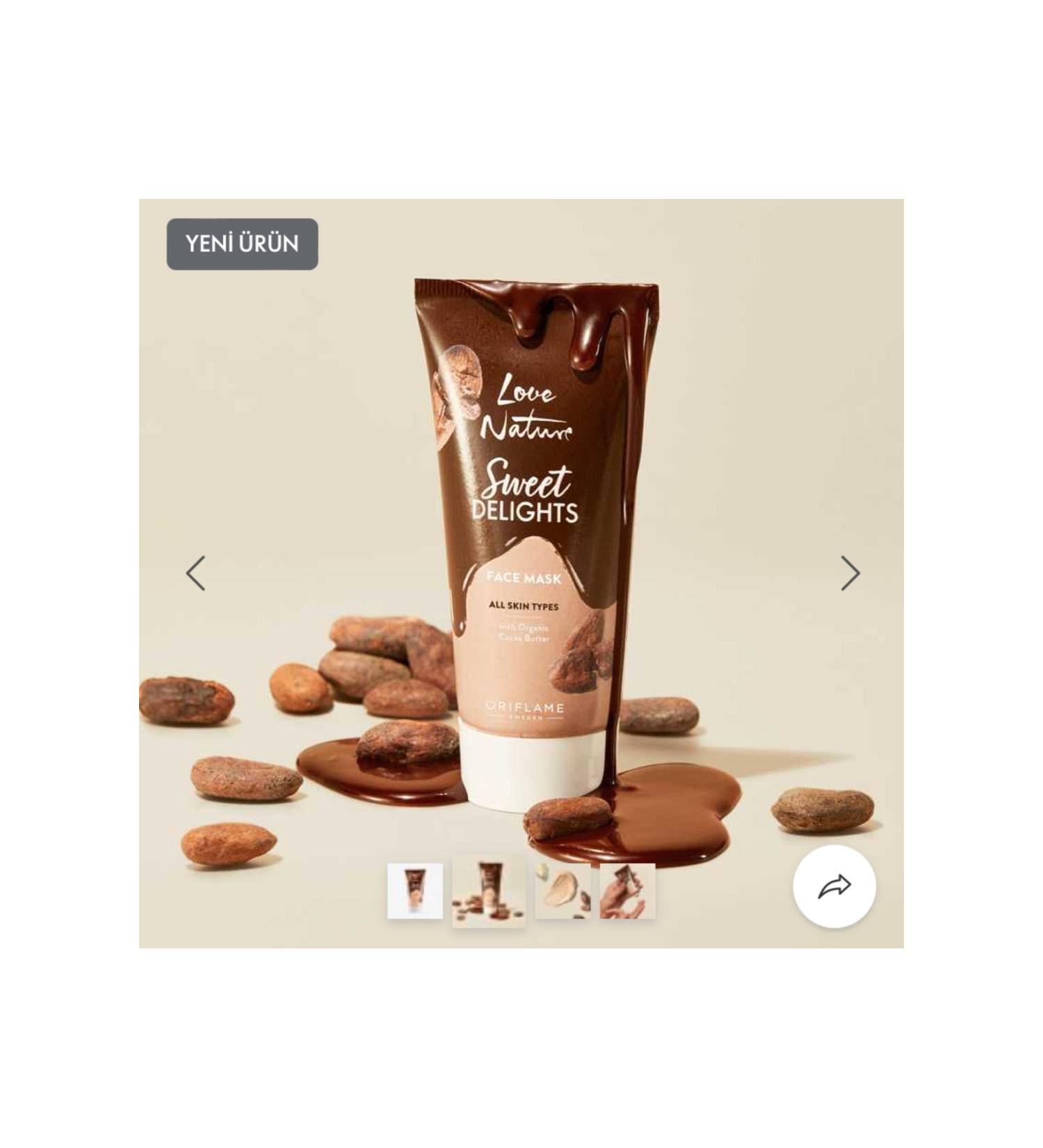Oriflame Love Nature Sweet Delights Organic Cocoa Butter Face Mask