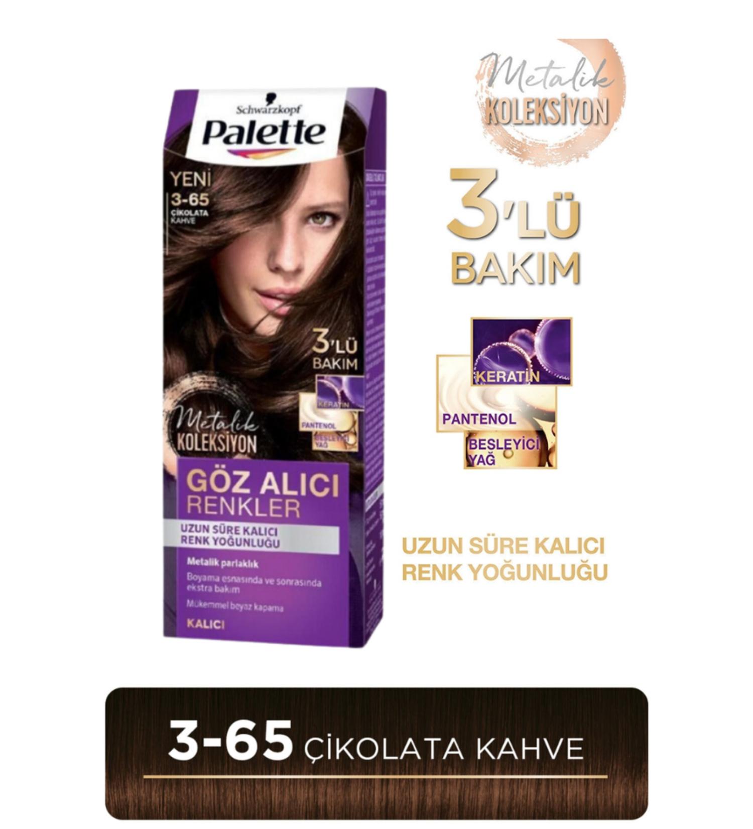 Eye-Catching Colors Palette 3-65 Chocolate Brown Hair Dye - Buy Online on GoSupps.com