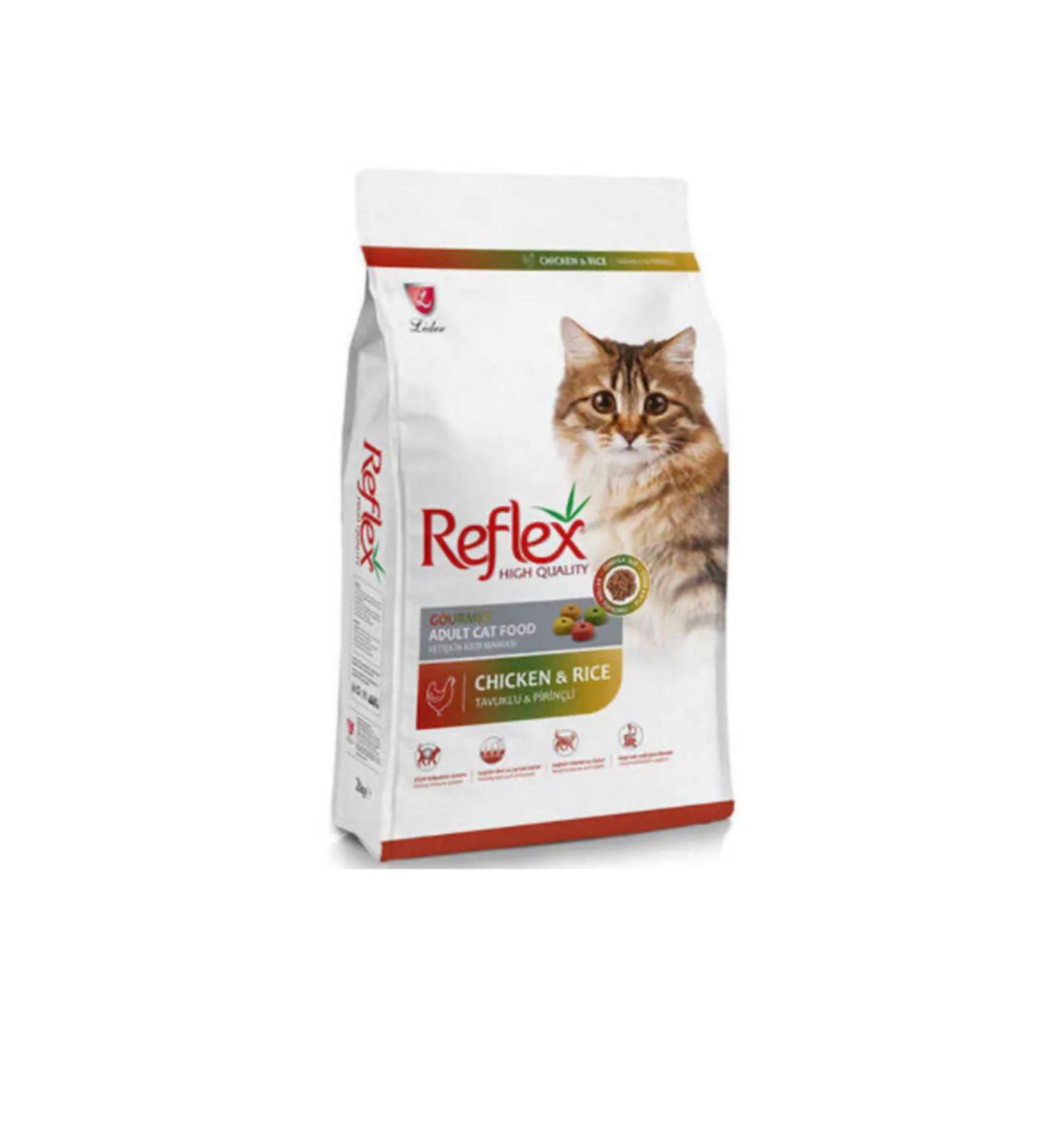 REFLEXX Reflex Chicken and Rice Colorful Grain Adult Cat Food 2 kg