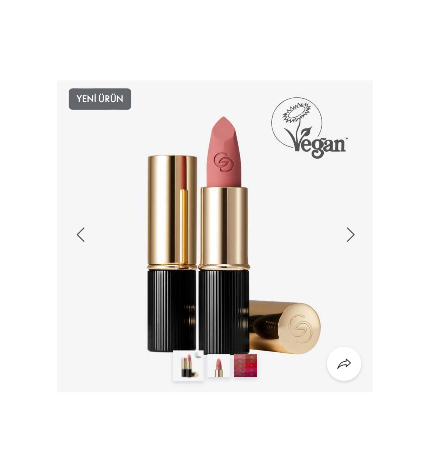 Oriflame Giordani Gold Iconic Matte Lipstick SPF 15 new series - Buy Online on GoSupps.com