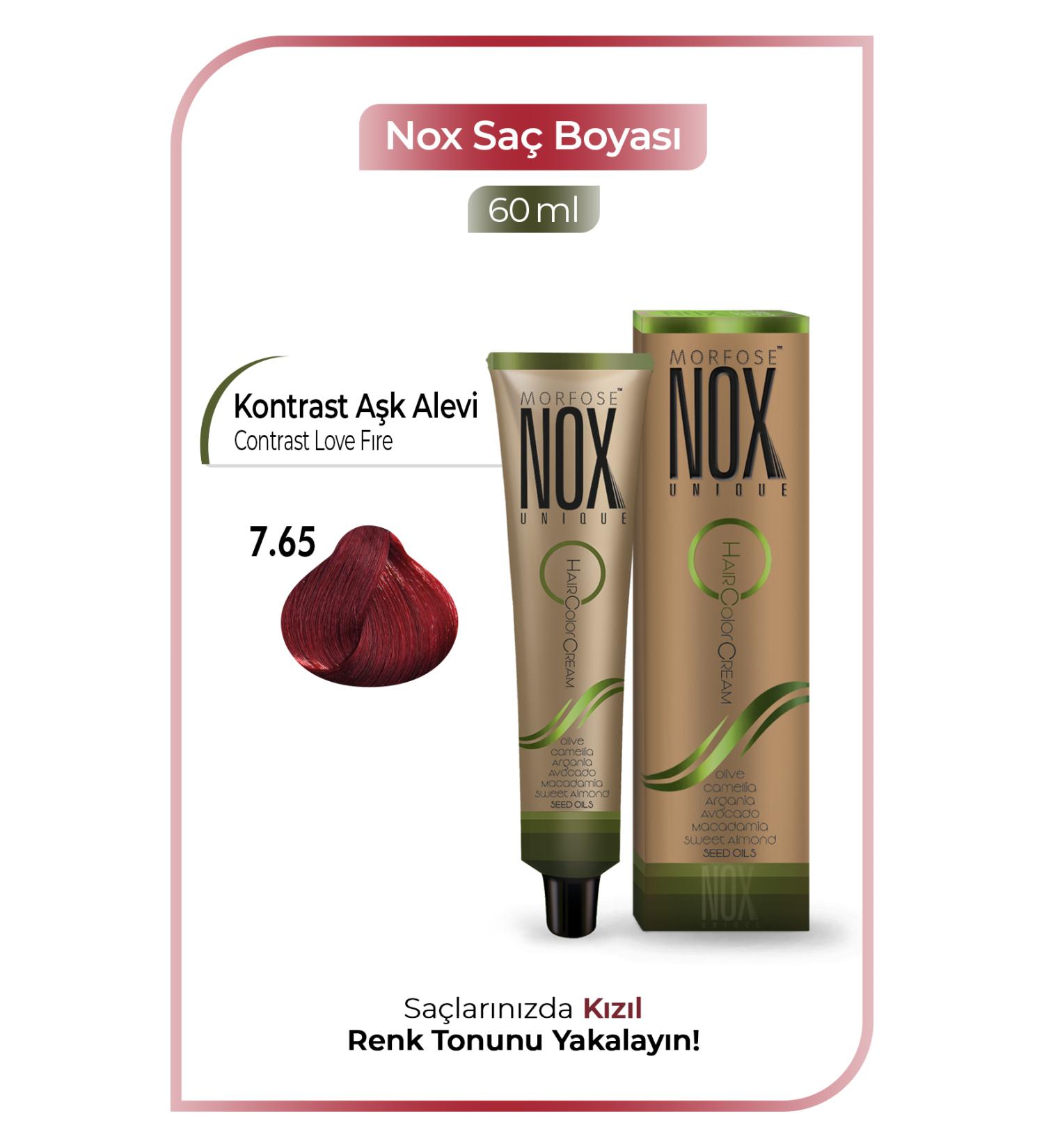 Morfose Nox Hair Dye 7.65 Contrast Red 60 Ml. - Buy Online on GoSupps.com