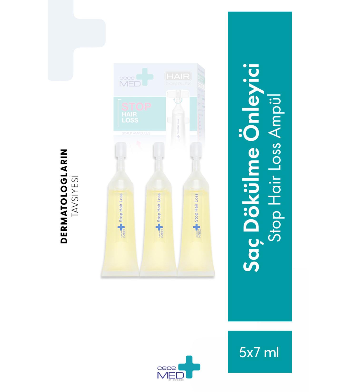 CECEMED Hair Loss Prevention Ampoule - Stop Hair Loss Scalp Ampoules 5 X 7 Ml - Buy Online on GoSupps.com