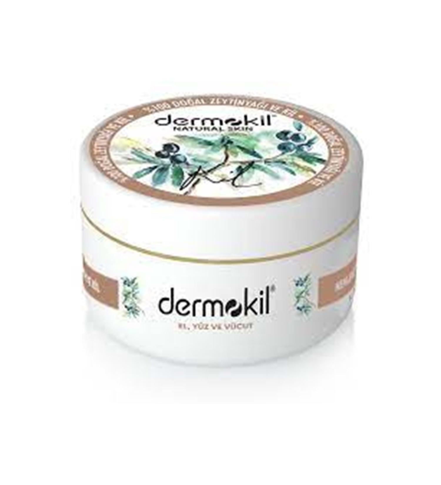 Dermokil Hand Face and Body Care Cream Olive Oil 300 ml
