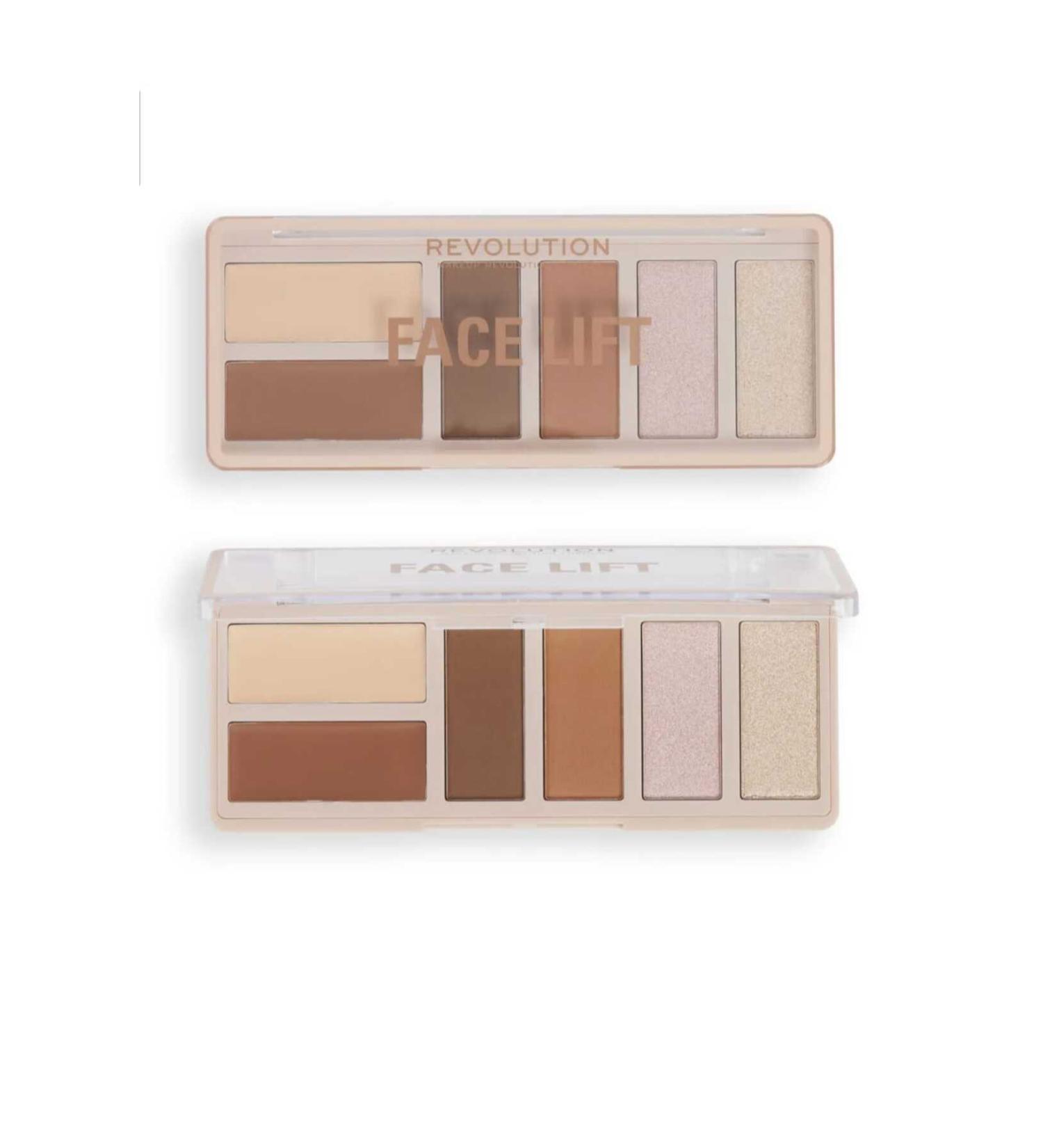 Revolution Face Lift Palette Light To Medium Face Lift Blush Contour and Bronzer Palette Pr - Buy Online on GoSupps.com
