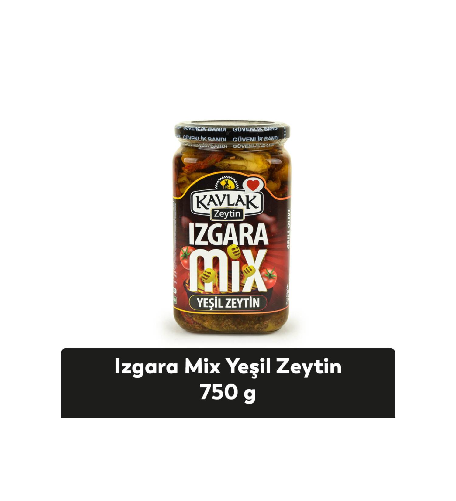 Kavlak Olive Kavlak Grilled Mix Green Olives 750 gr