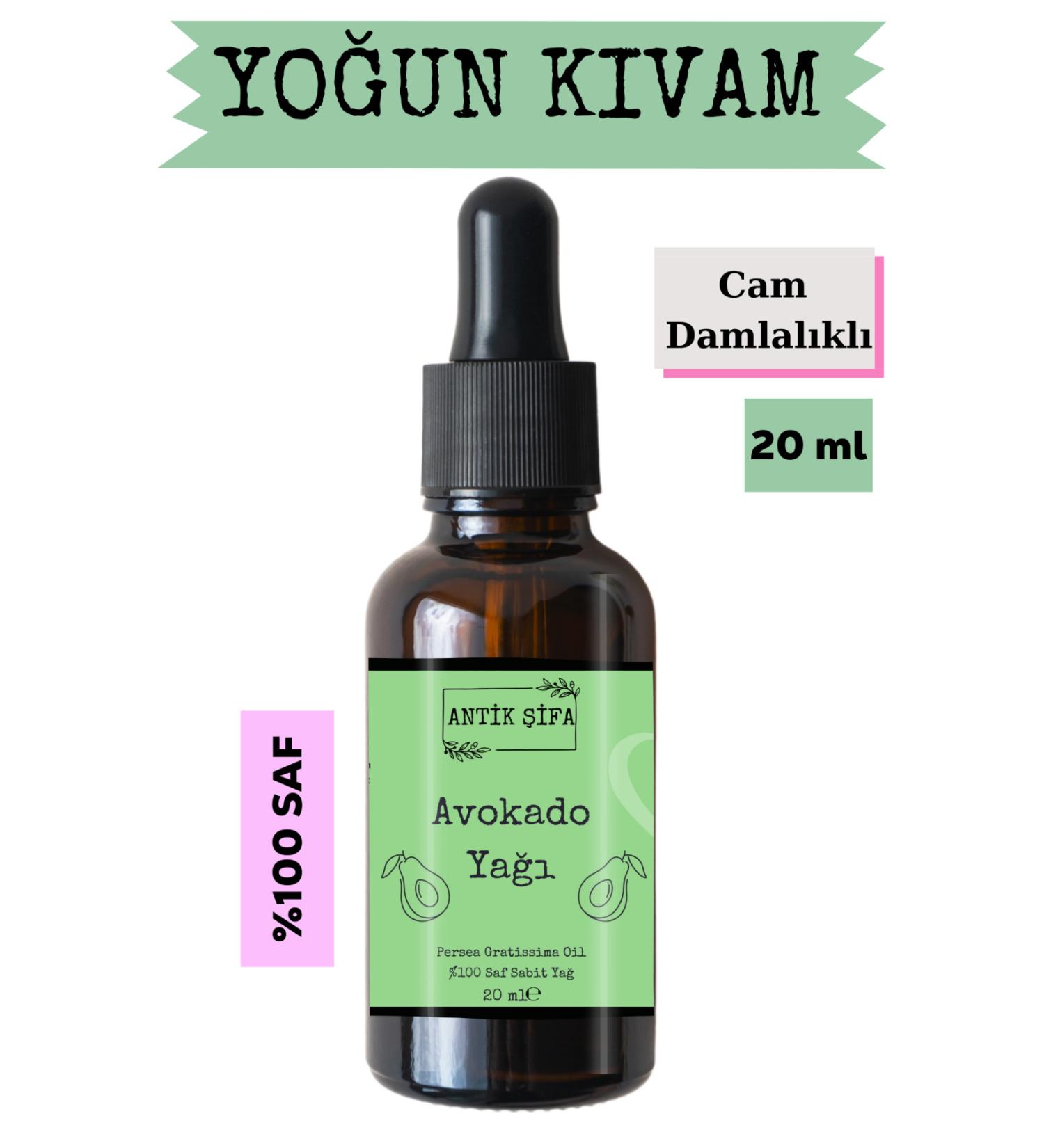 Ancient Healing Avocado Oil (20 ML) - 0 Undiluted Natural Cold Pressed Avocado Oil