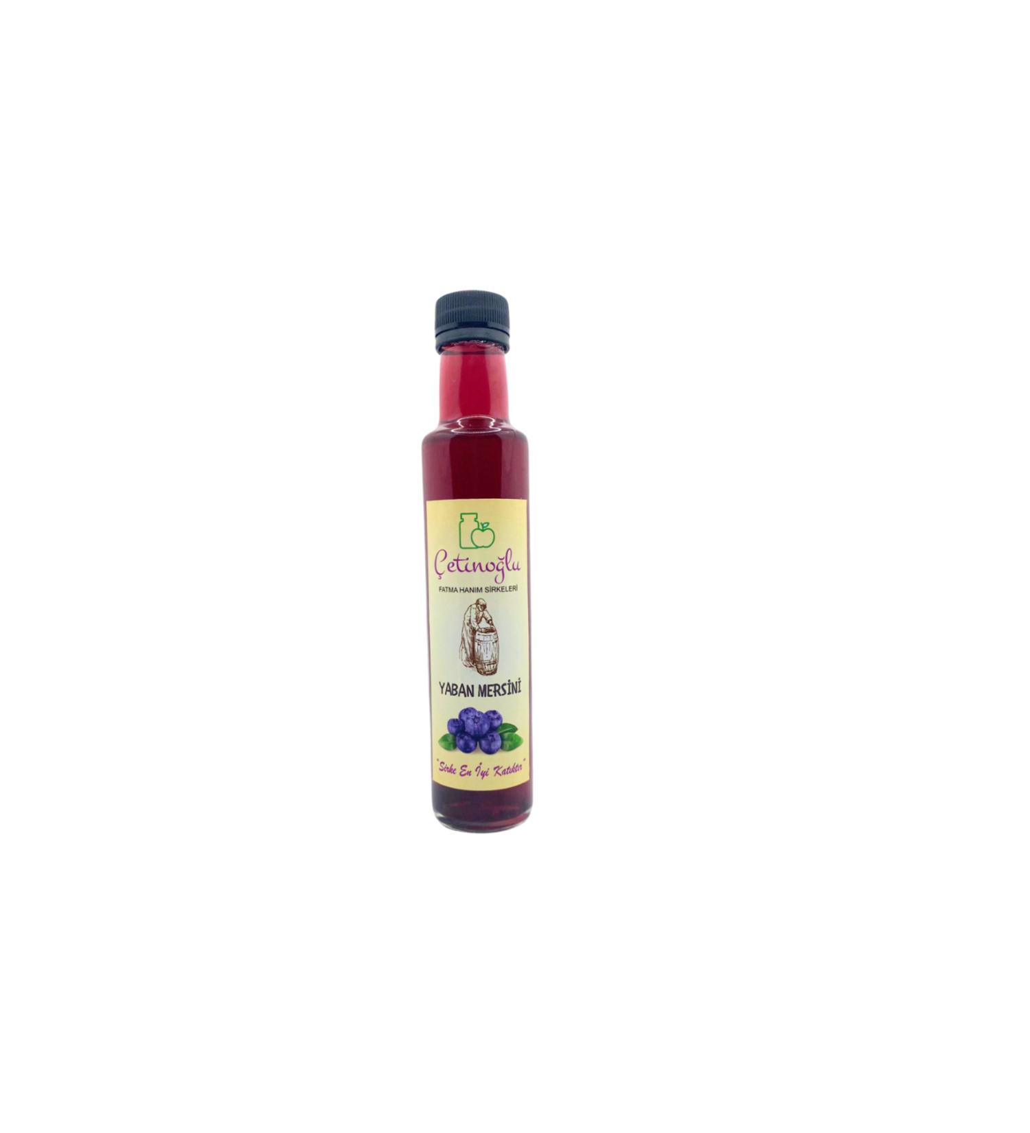 ET NO LU FATMA HANIM Blueberry Vinegar 250 Ml. Traditional Fermentation