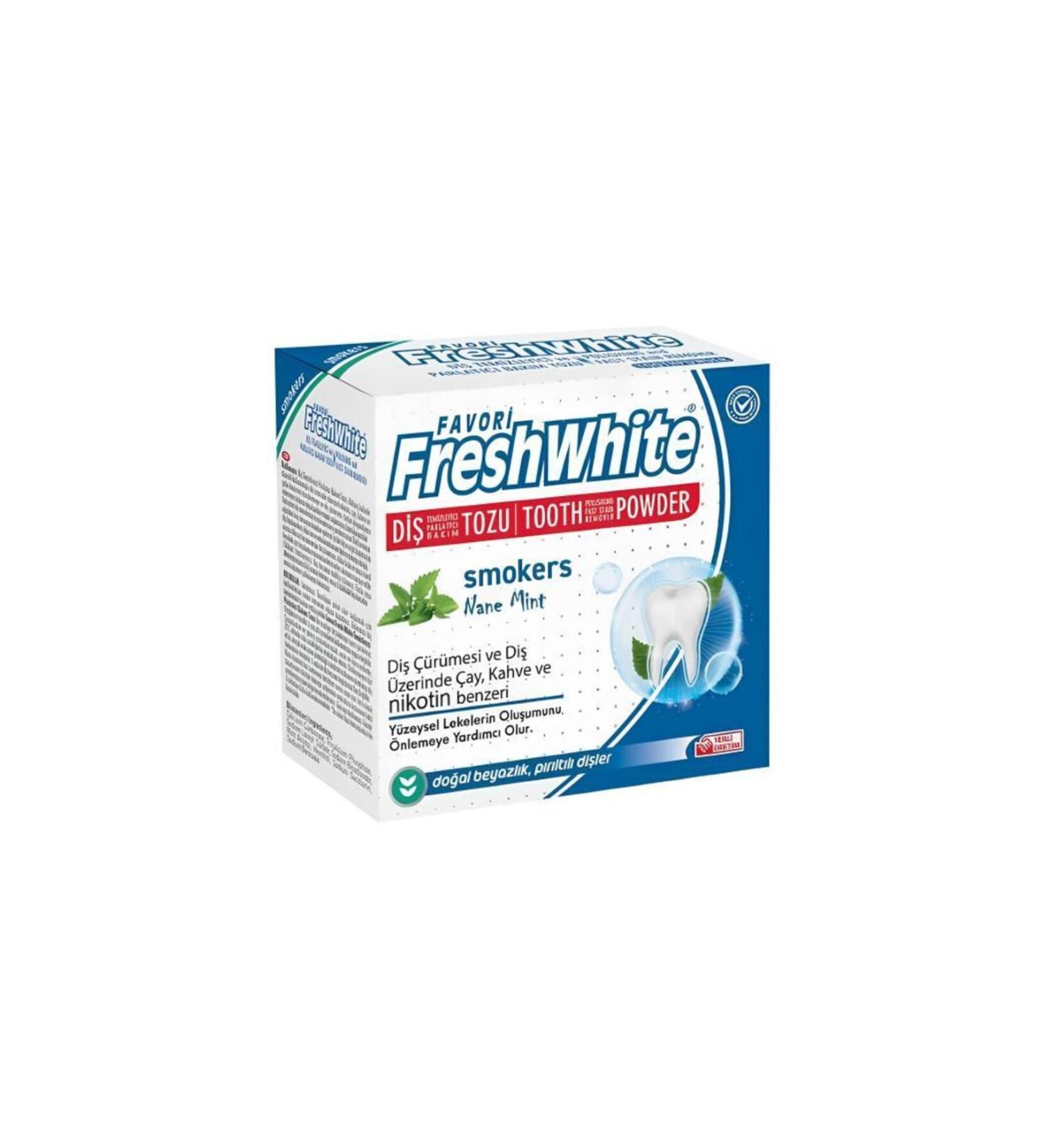 Fresh White Mint Aroma 50g Dental Care Powder