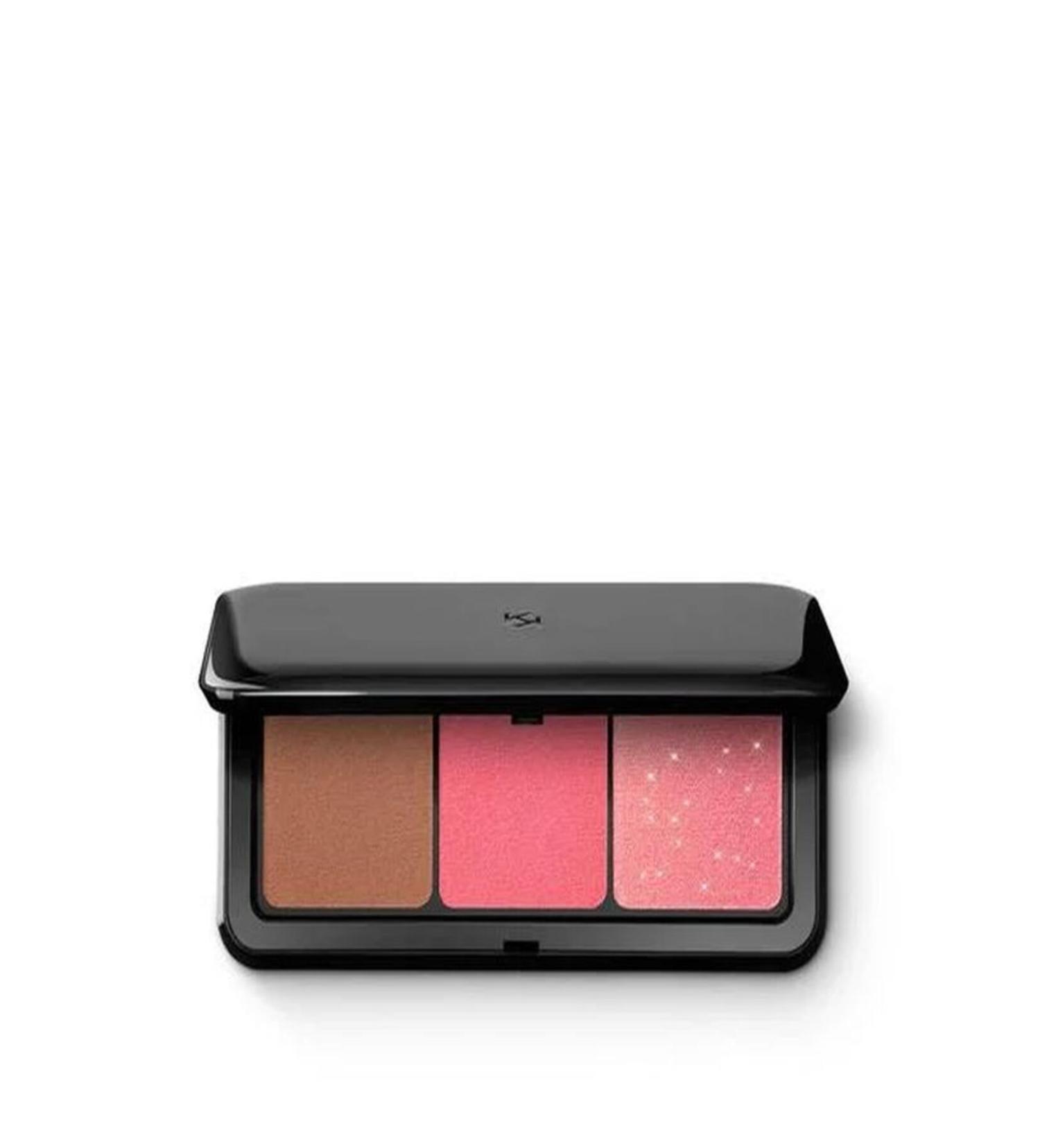 KIKO MULTI FINISH TRIO BLUSH & BRONZER PALETTE
