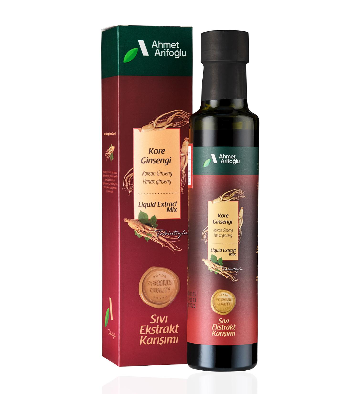 Ahmet Arifo lu Korean Ginseng Liquid Extract 225 Ml - Buy Online on GoSupps.com