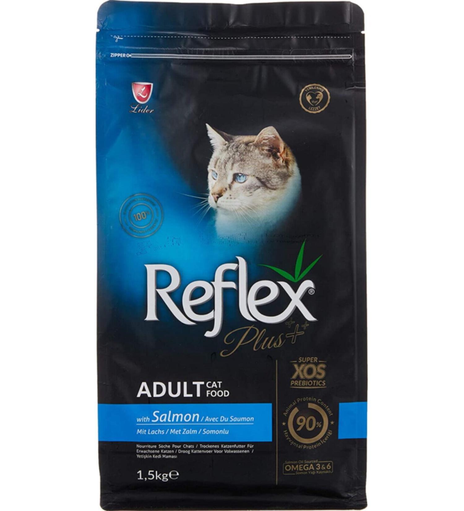 Reflex Adult Cat Food with Salmon 1.5 kg